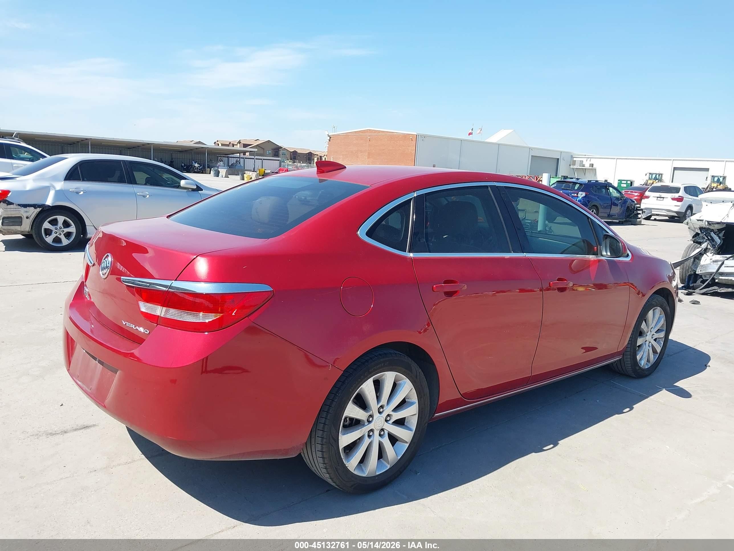 2015 Buick Verano   Red vin: 1G4PP5SK9F4139787