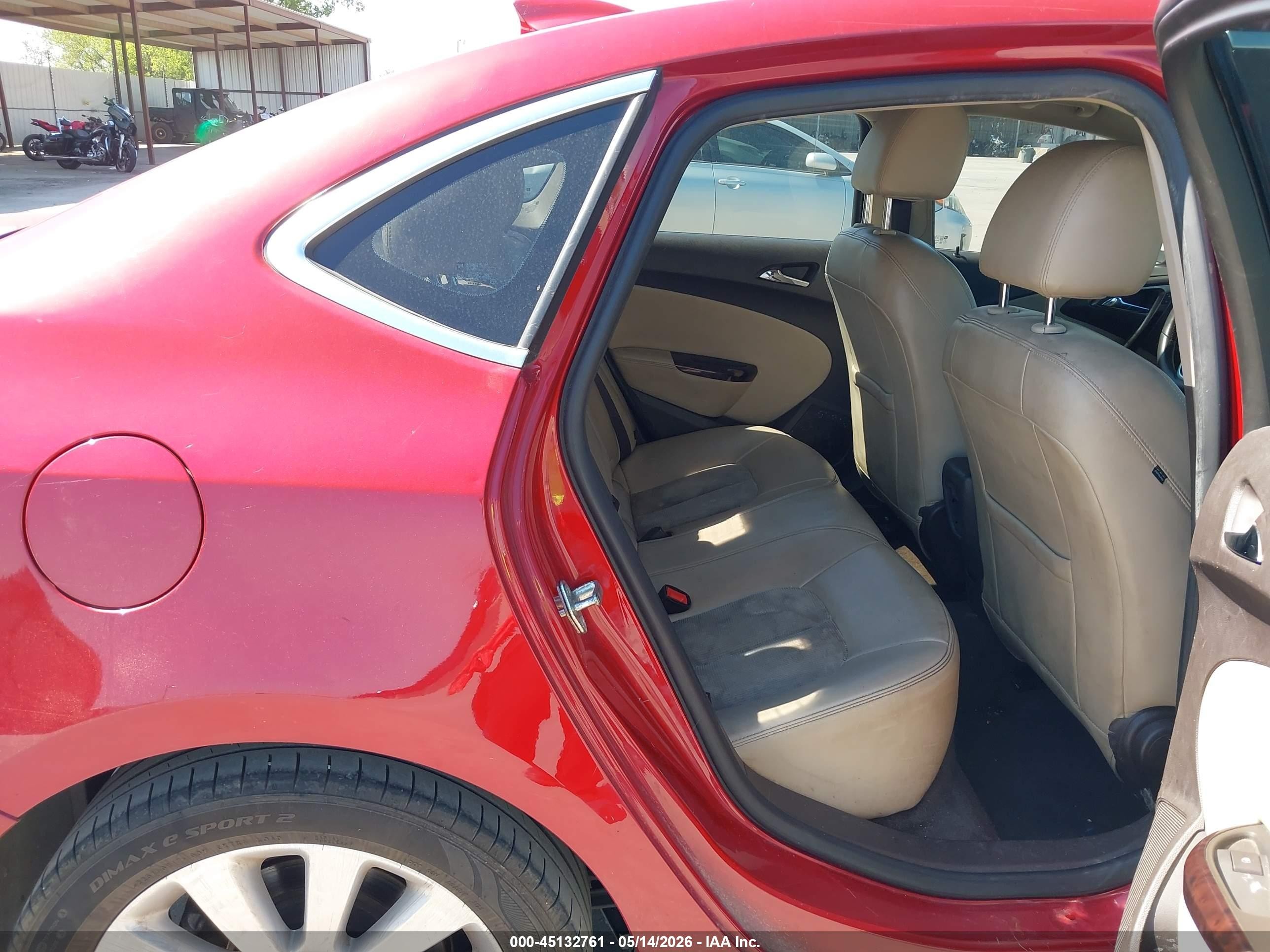 2015 Buick Verano   Red vin: 1G4PP5SK9F4139787