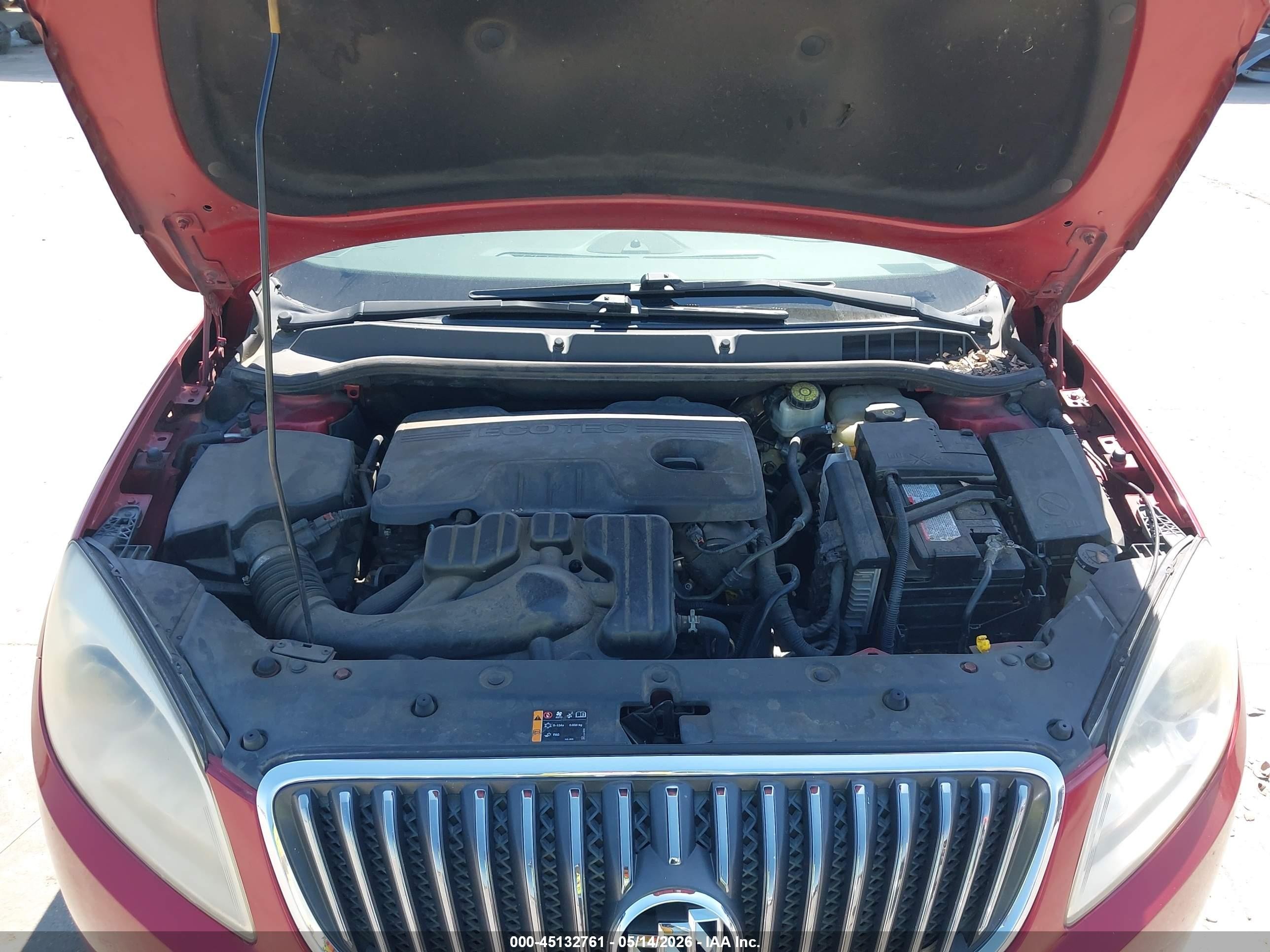 2015 Buick Verano   Red vin: 1G4PP5SK9F4139787