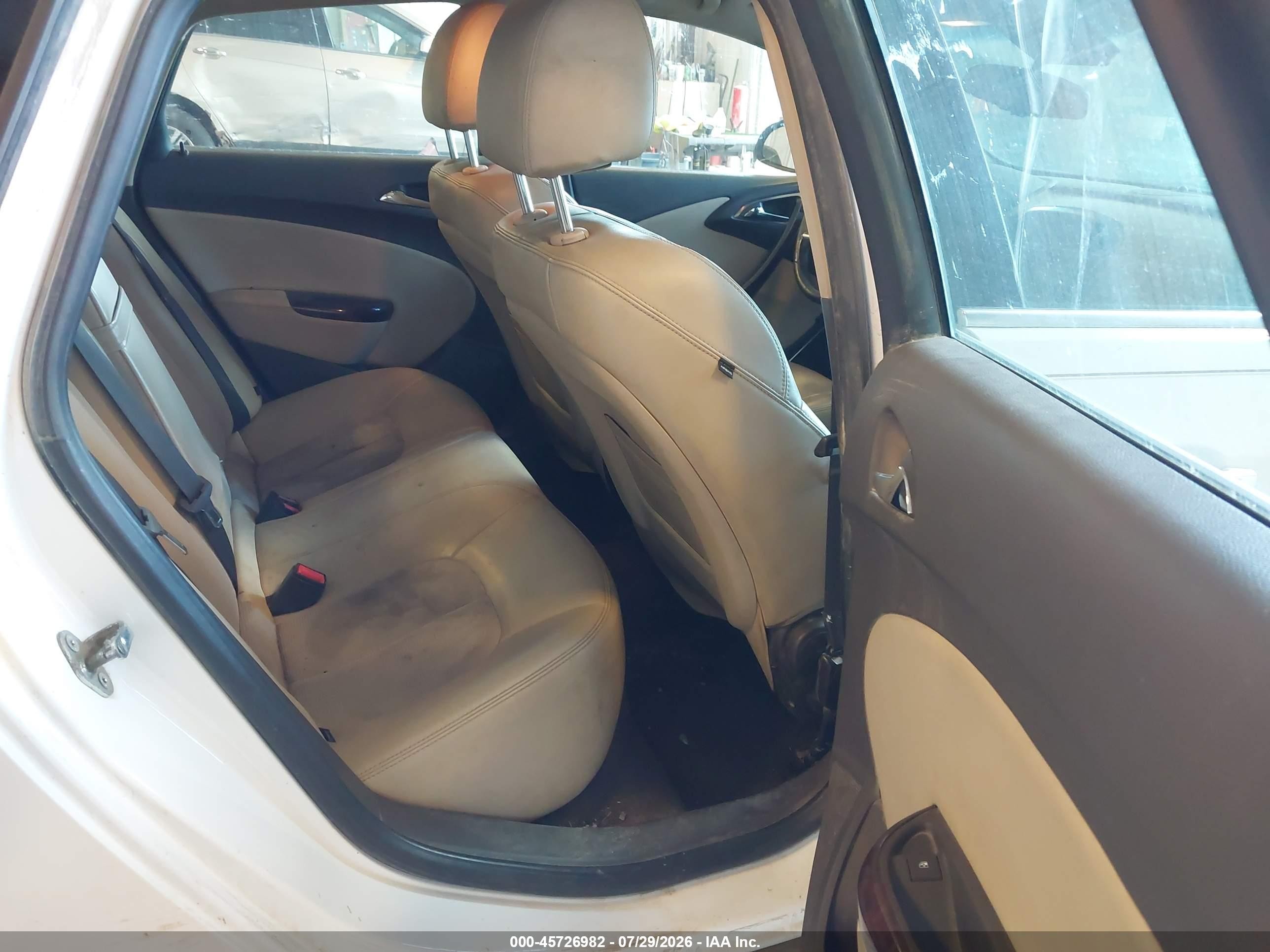 2013 Buick Verano   White vin: 1G4PP5SKXD4150195