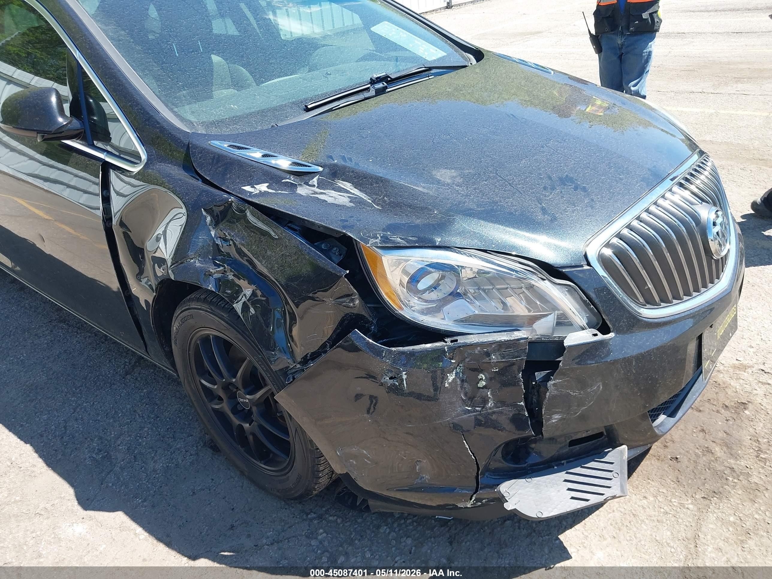 2015 Buick Verano   Black vin: 1G4PP5SKXF4145419