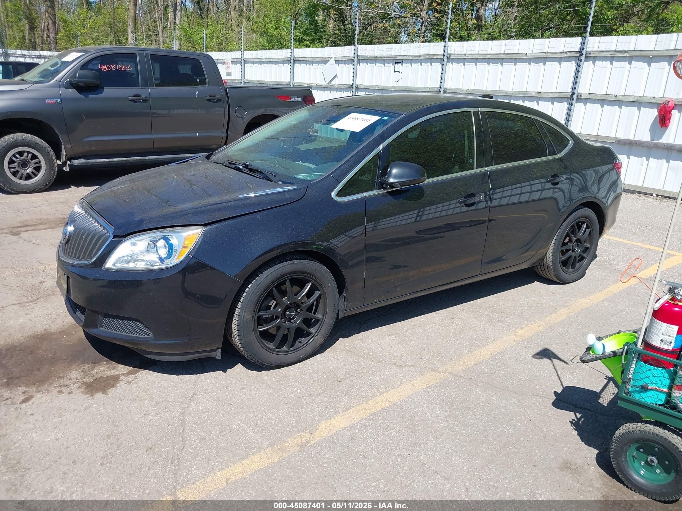 2015 Buick Verano   Black vin: 1G4PP5SKXF4145419
