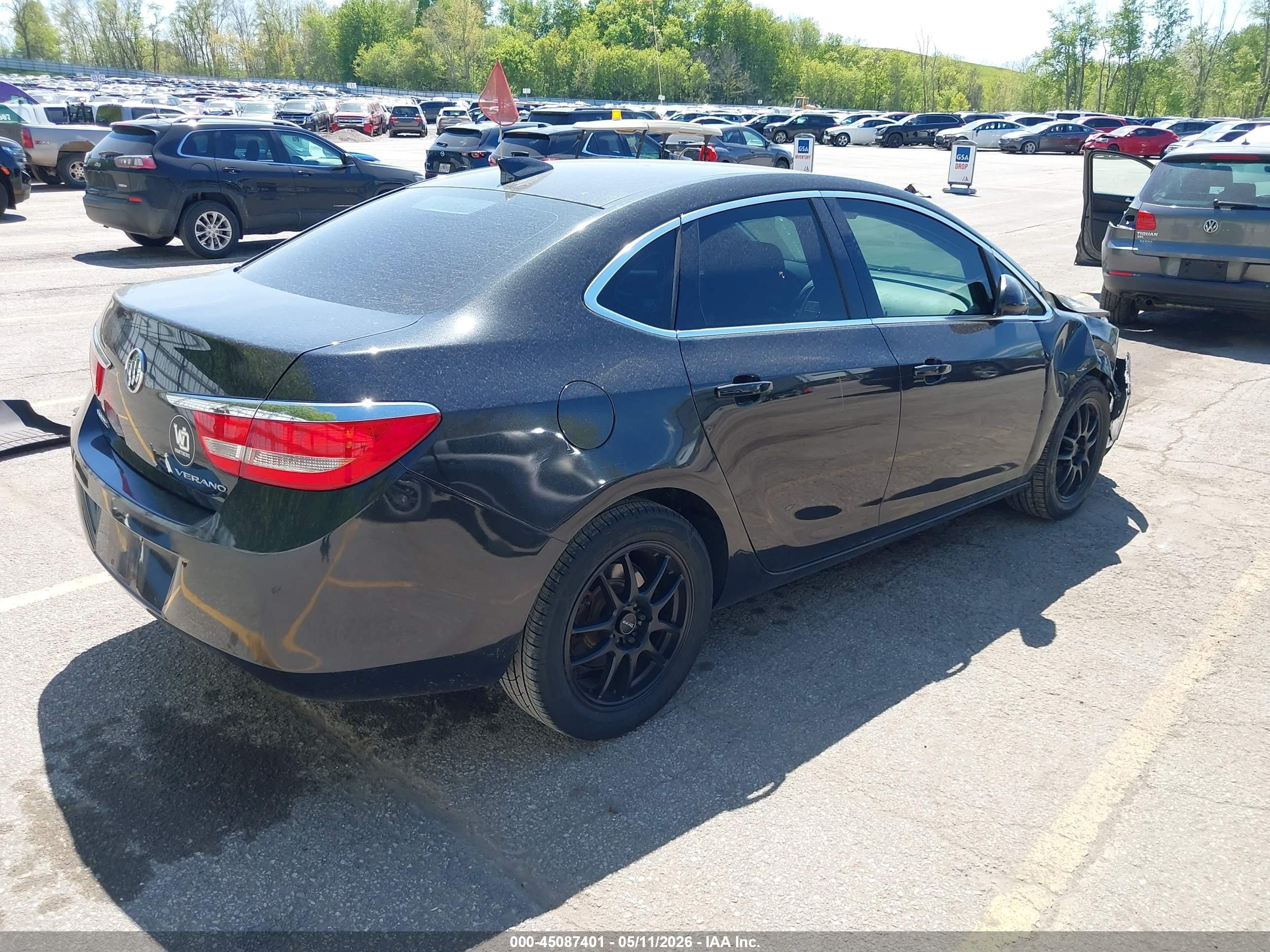 2015 Buick Verano   Black vin: 1G4PP5SKXF4145419