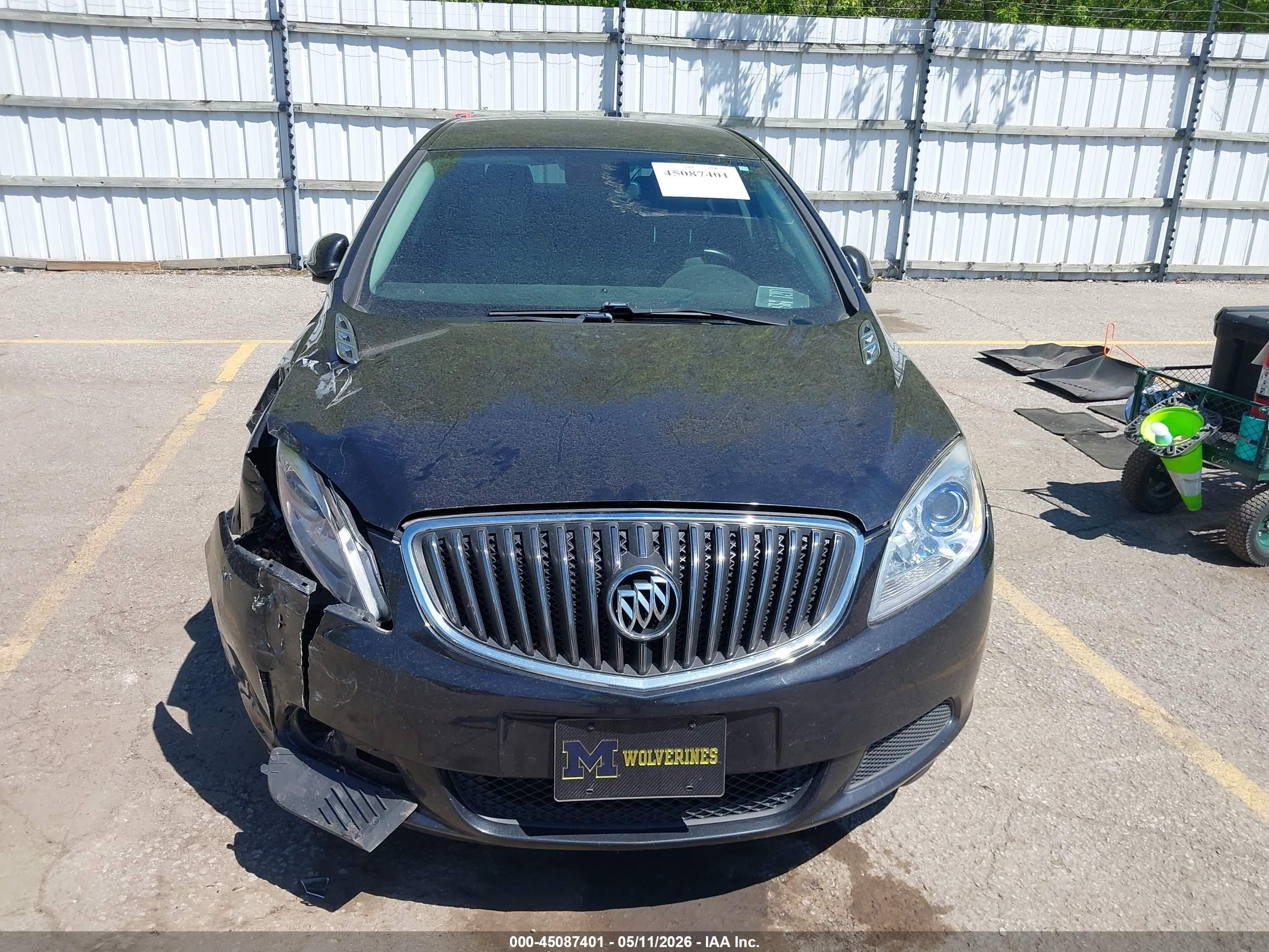 2015 Buick Verano   Black vin: 1G4PP5SKXF4145419