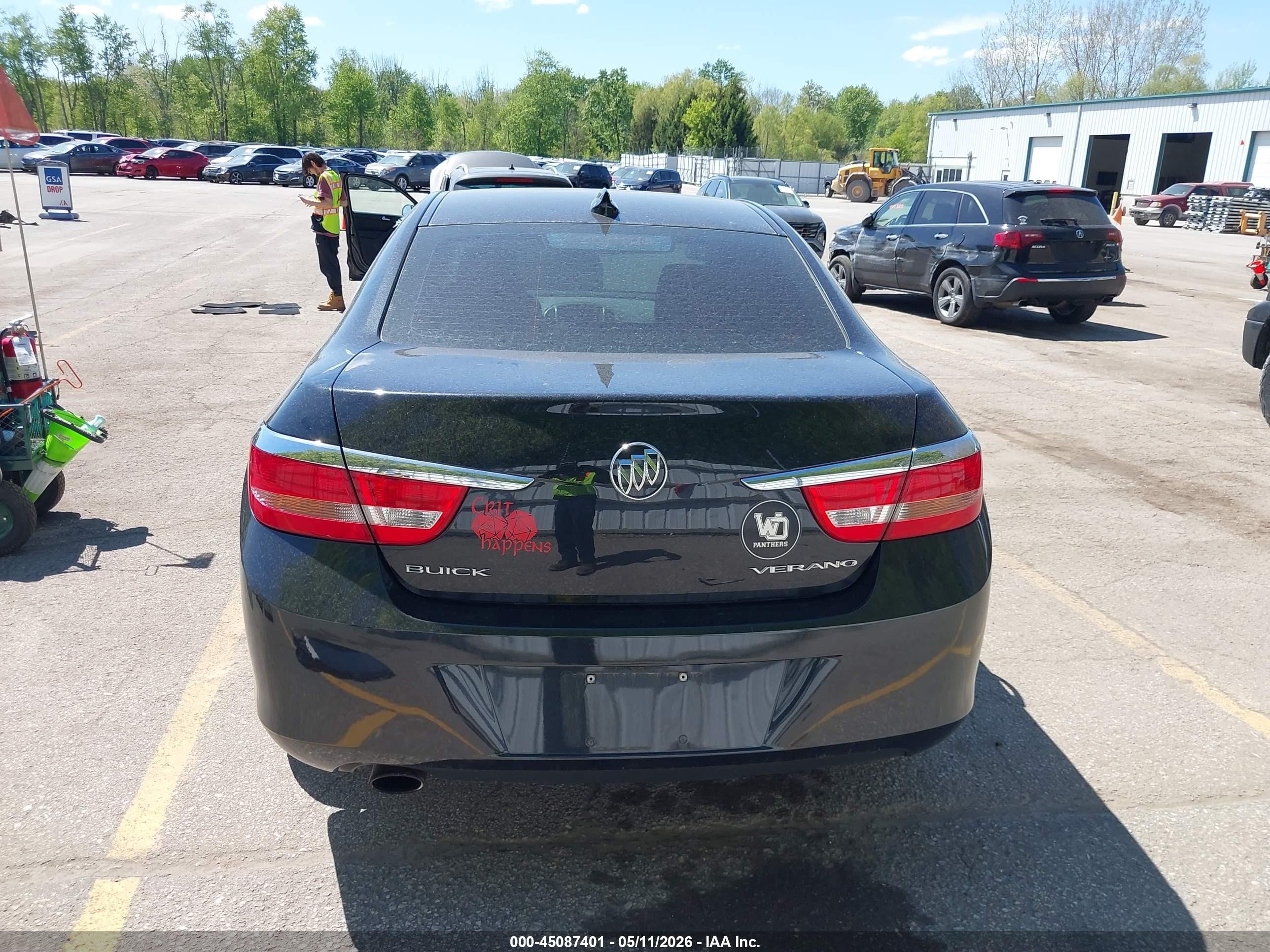 2015 Buick Verano   Black vin: 1G4PP5SKXF4145419