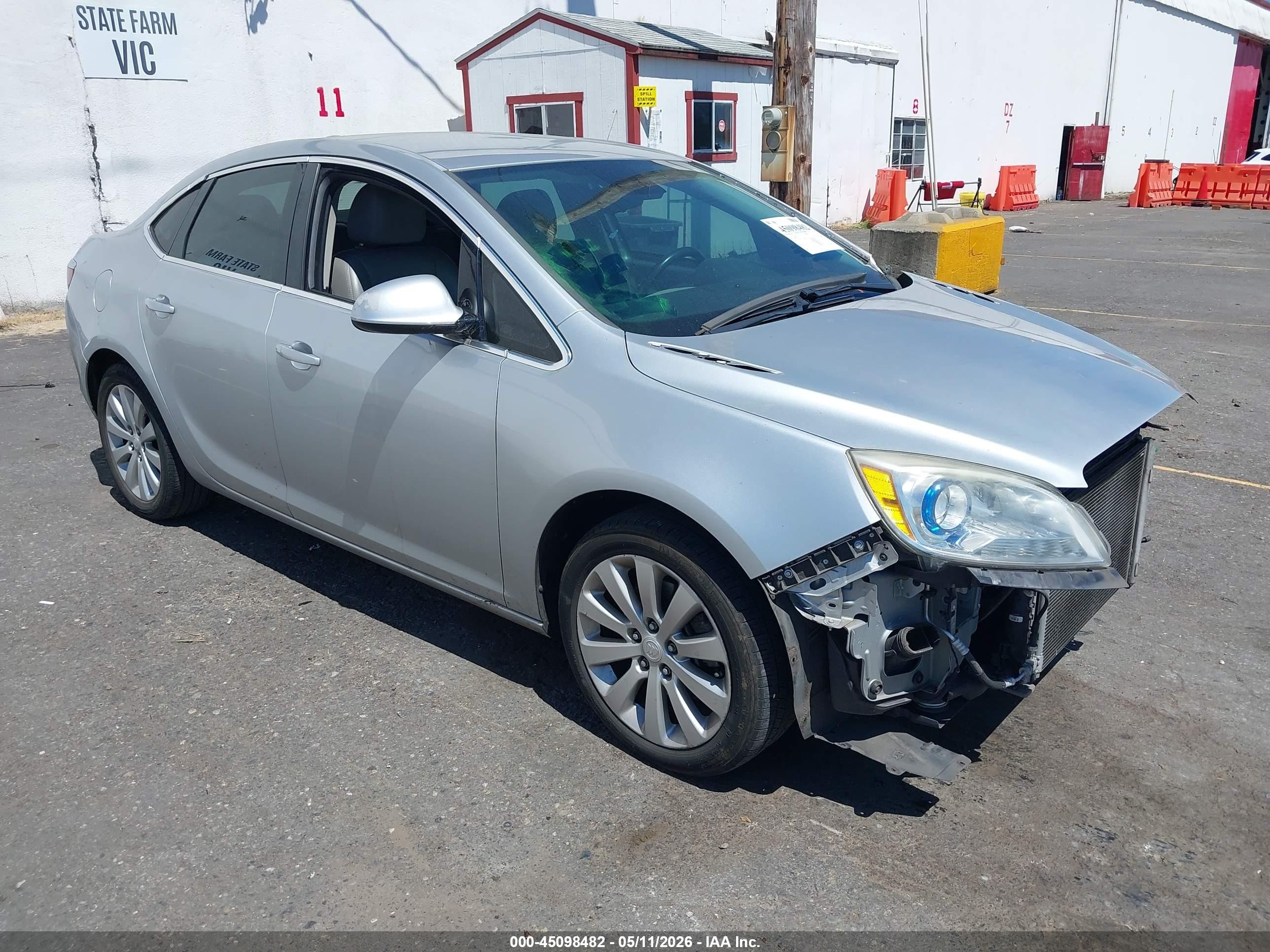 2015 Buick Verano   Silver vin: 1G4PP5SKXF4170241