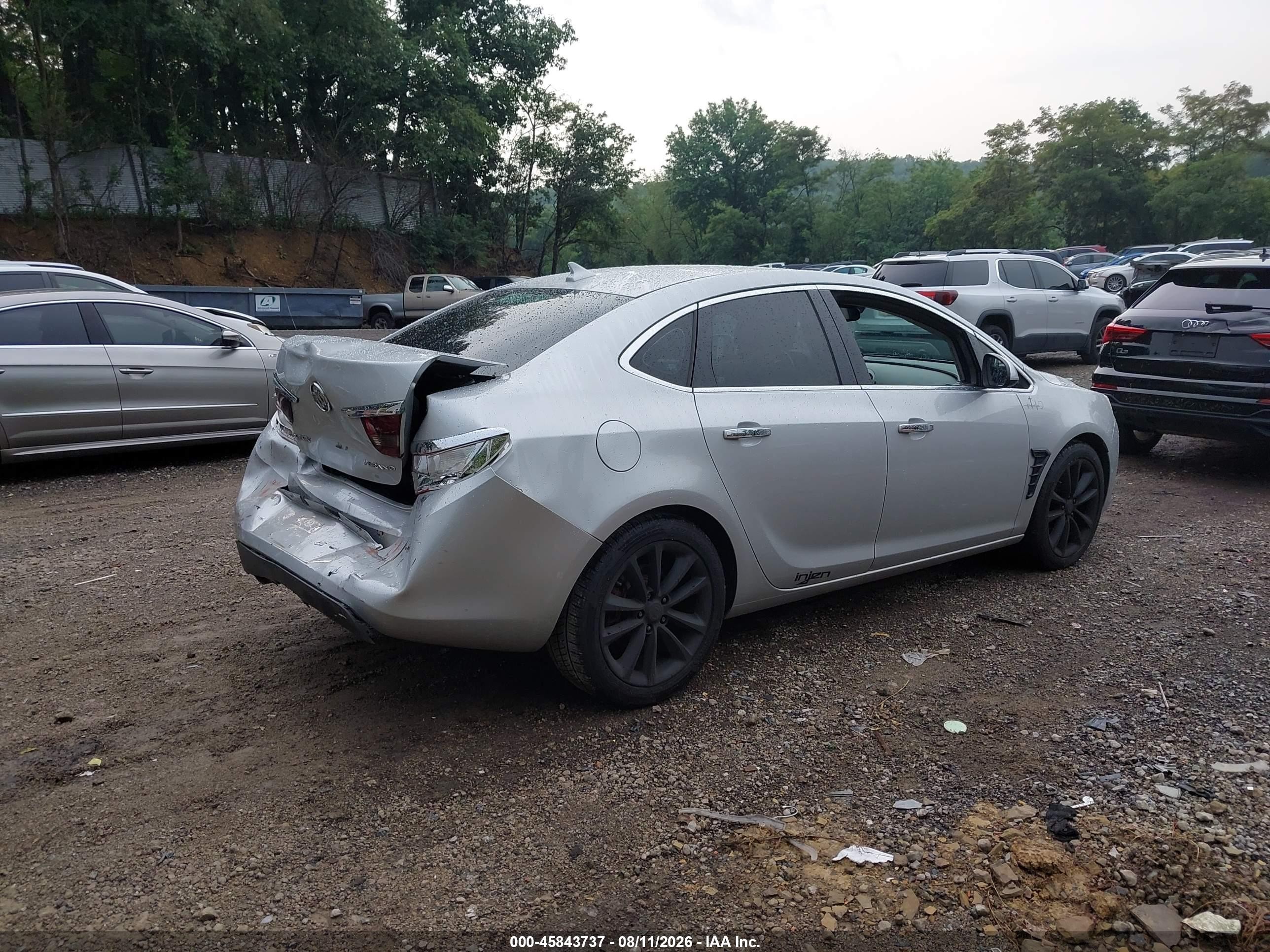 2012 Buick Verano Convenience Group Gray vin: 1G4PR5SK0C4164535