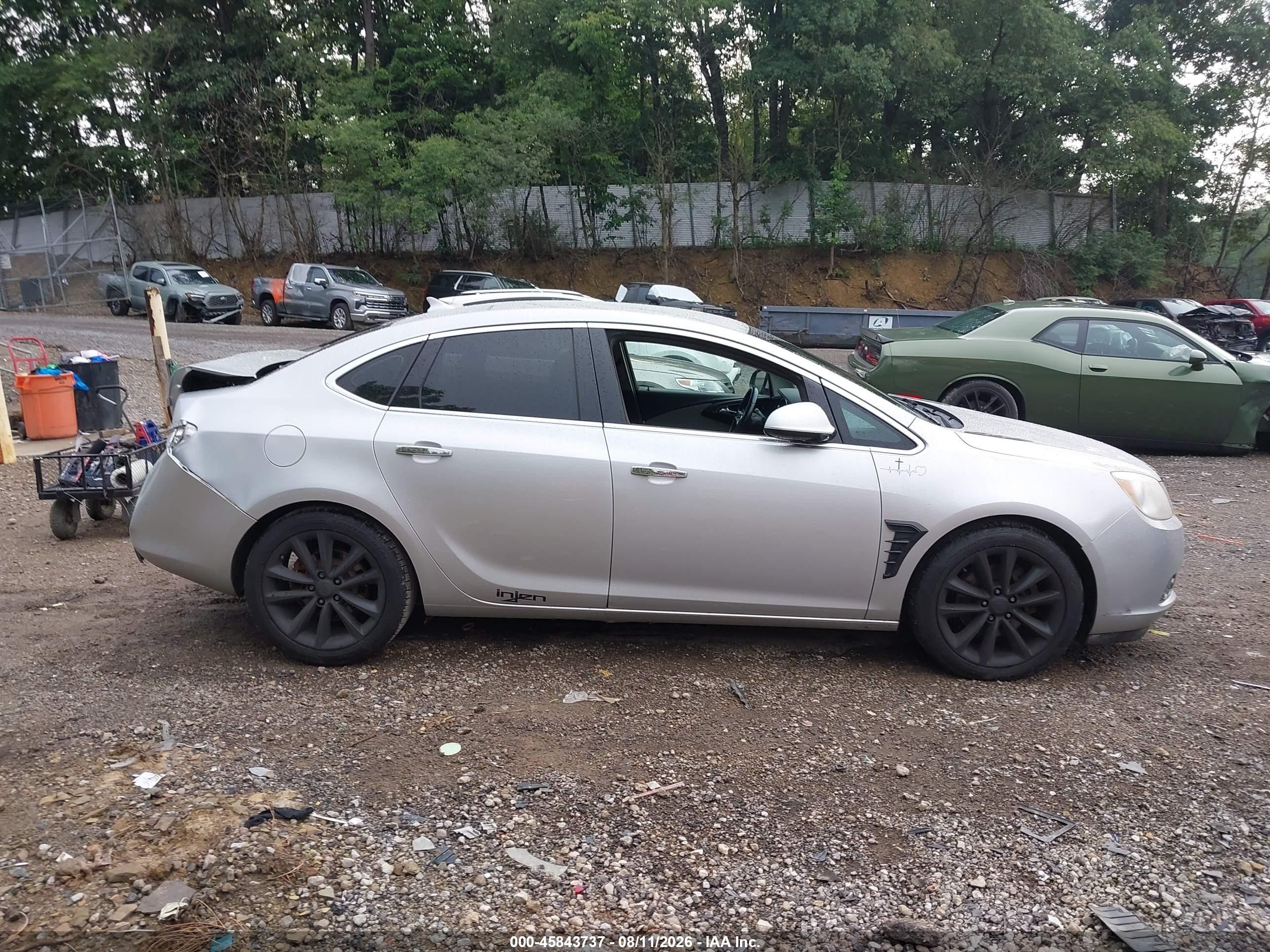 2012 Buick Verano Convenience Group Gray vin: 1G4PR5SK0C4164535