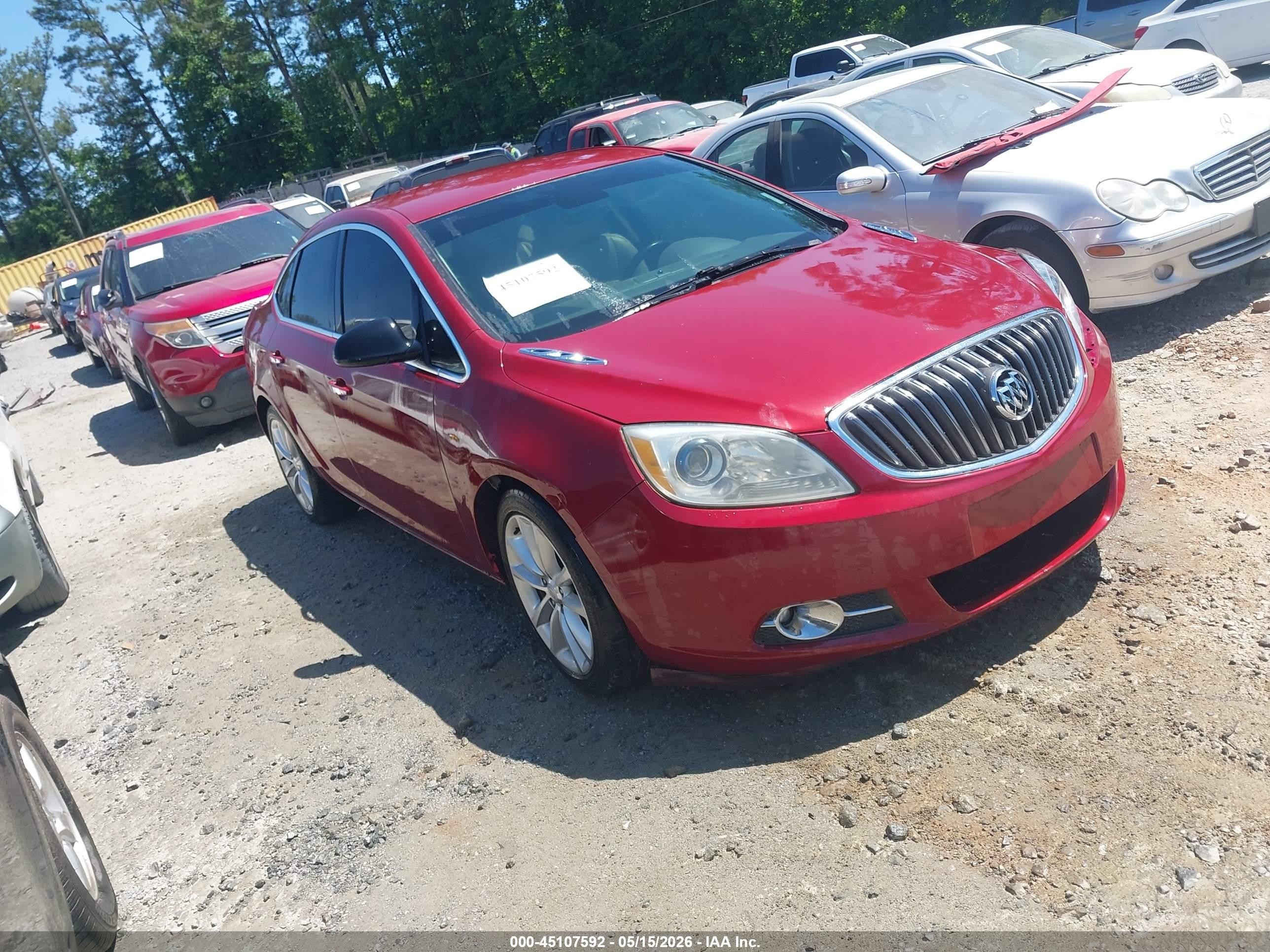 2013 Buick Verano Convenience Group Red vin: 1G4PR5SK0D4149728