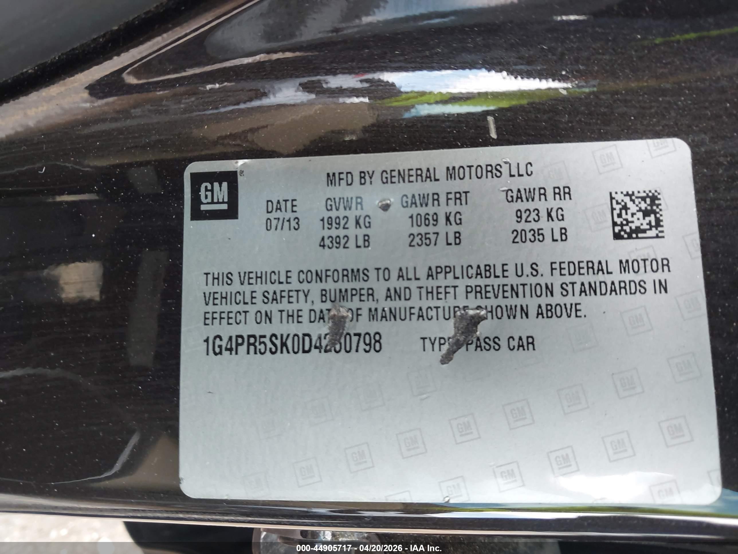 2013 Buick Verano Convenience Group Dark Brown vin: 1G4PR5SK0D4250798