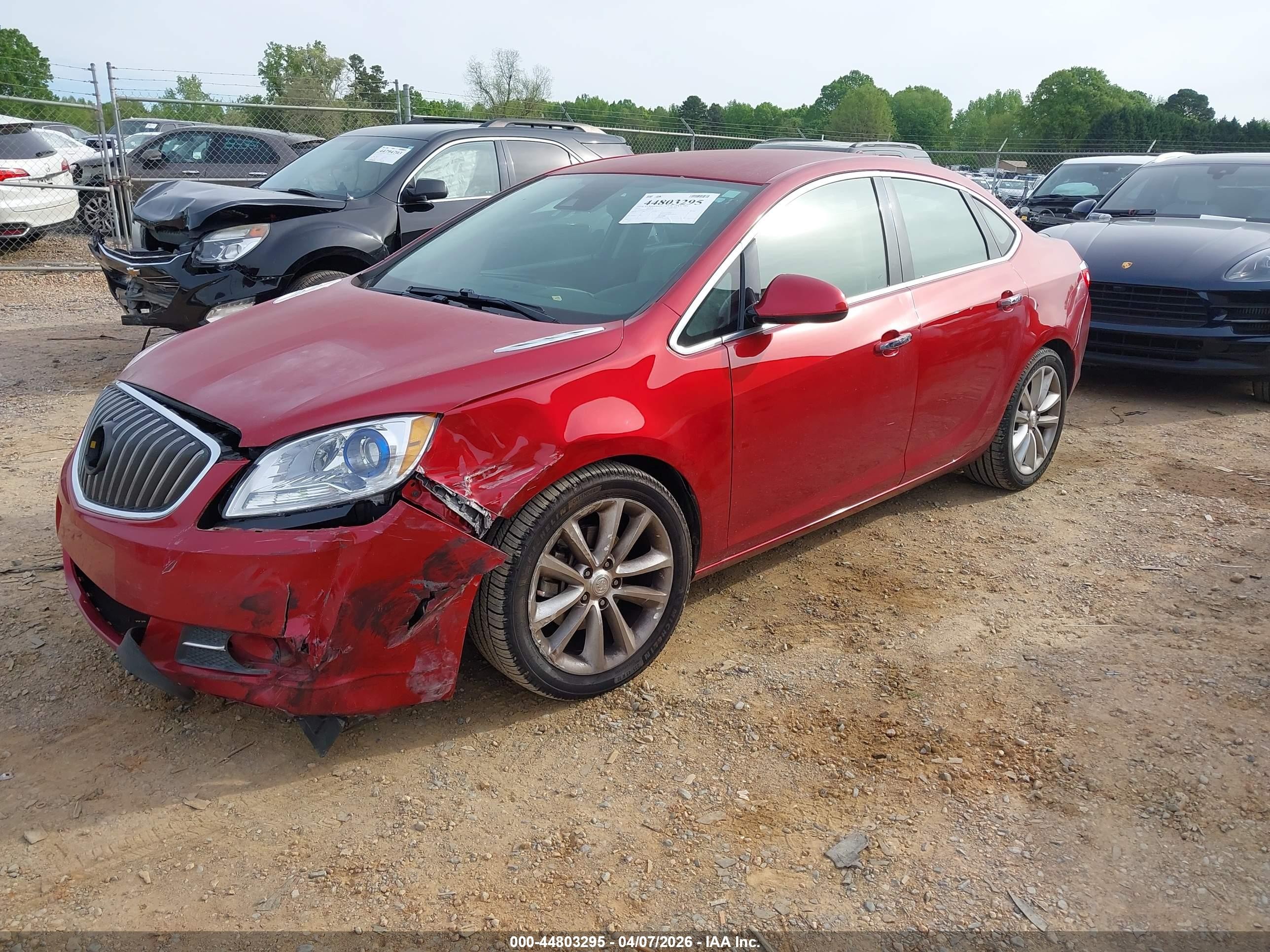 2014 Buick Verano Convenience Group Красный vin: 1G4PR5SK0E4119226