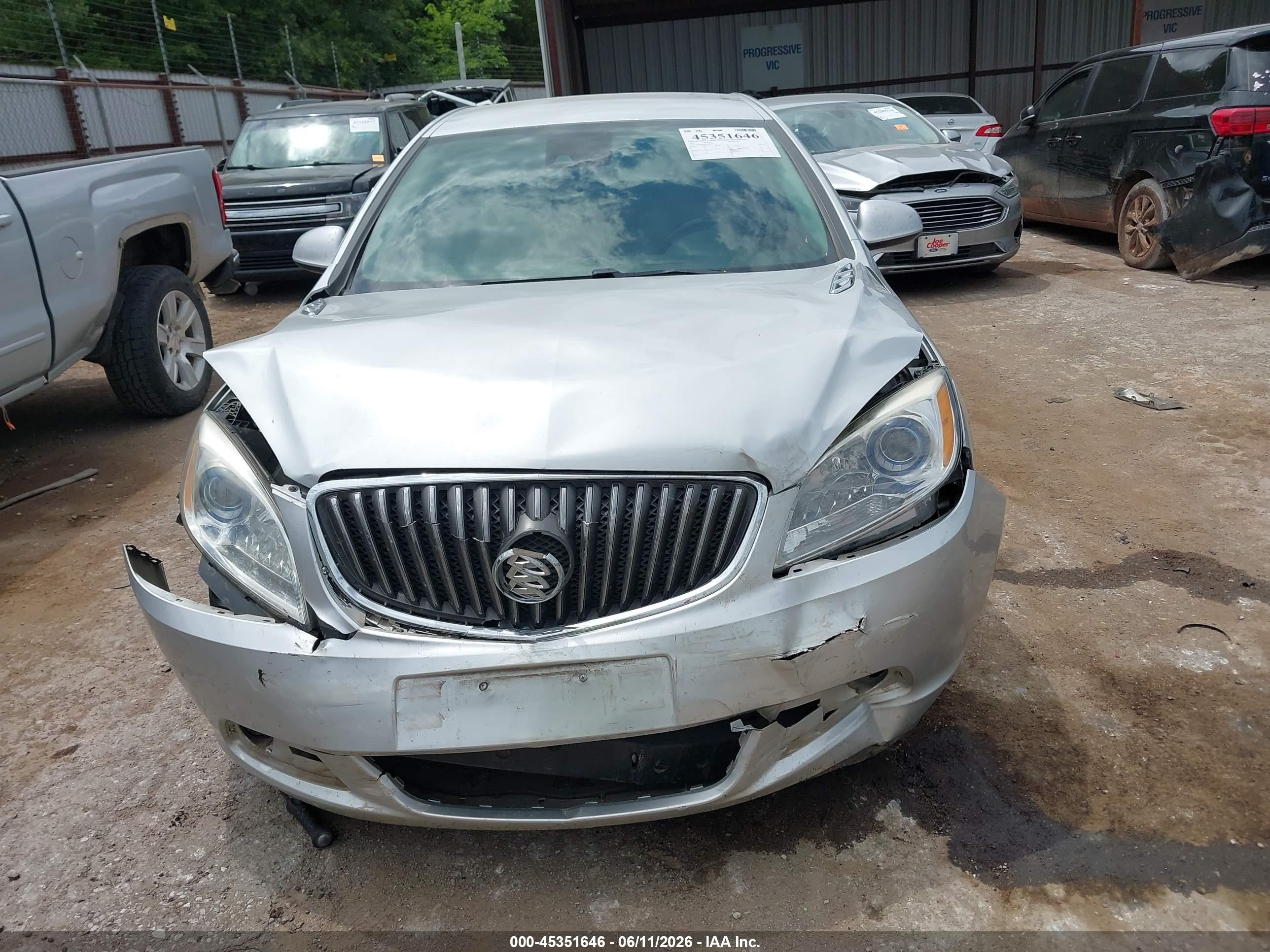 2014 Buick Verano Convenience Group Silver vin: 1G4PR5SK0E4189728