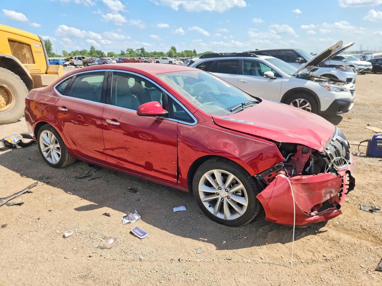 2014 Buick Verano Convenience Red vin: 1G4PR5SK0E4219603