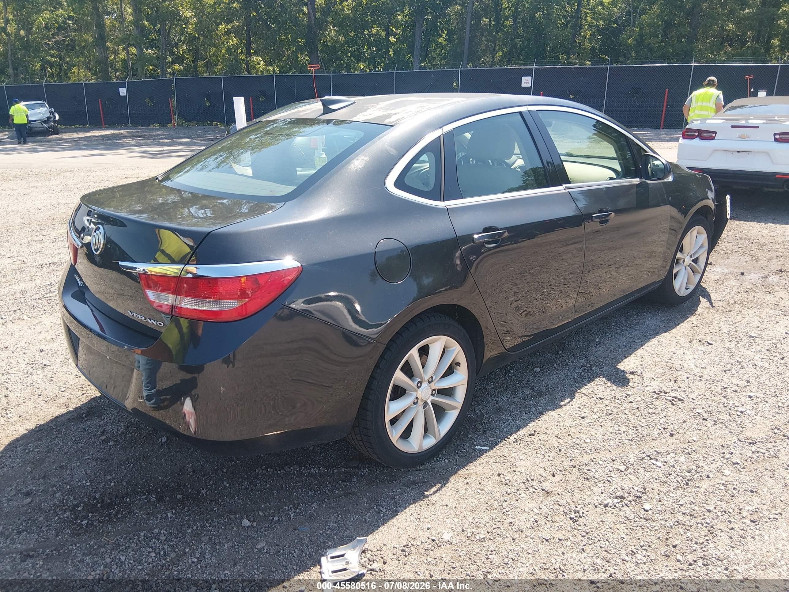2015 Buick Verano Convenience Group Черный vin: 1G4PR5SK0F4103030
