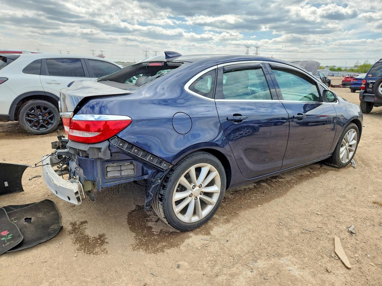 2015 Buick Verano Convenience Синий vin: 1G4PR5SK0F4117865