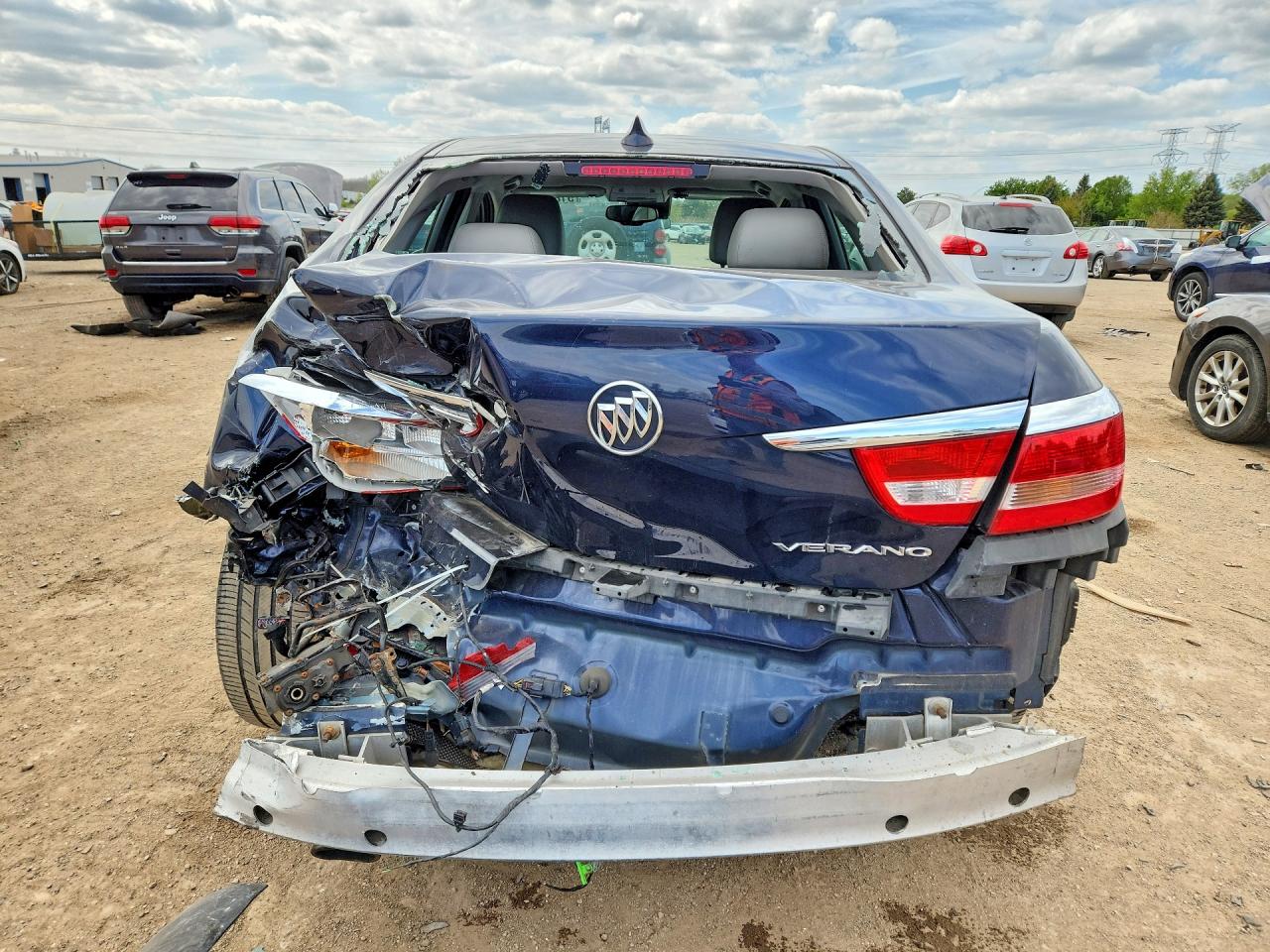 2015 Buick Verano Convenience Синий vin: 1G4PR5SK0F4117865