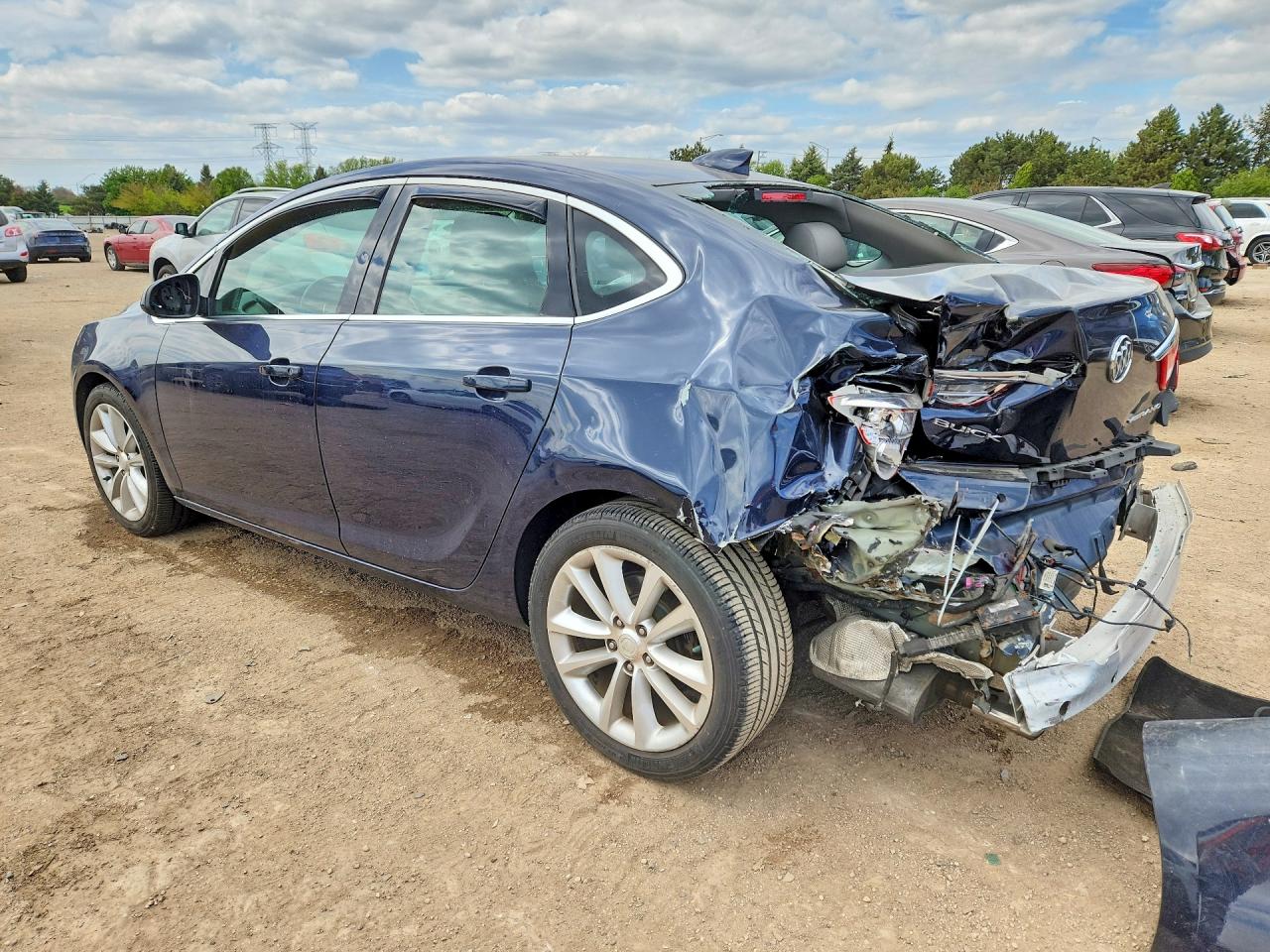 2015 Buick Verano Convenience Синий vin: 1G4PR5SK0F4117865