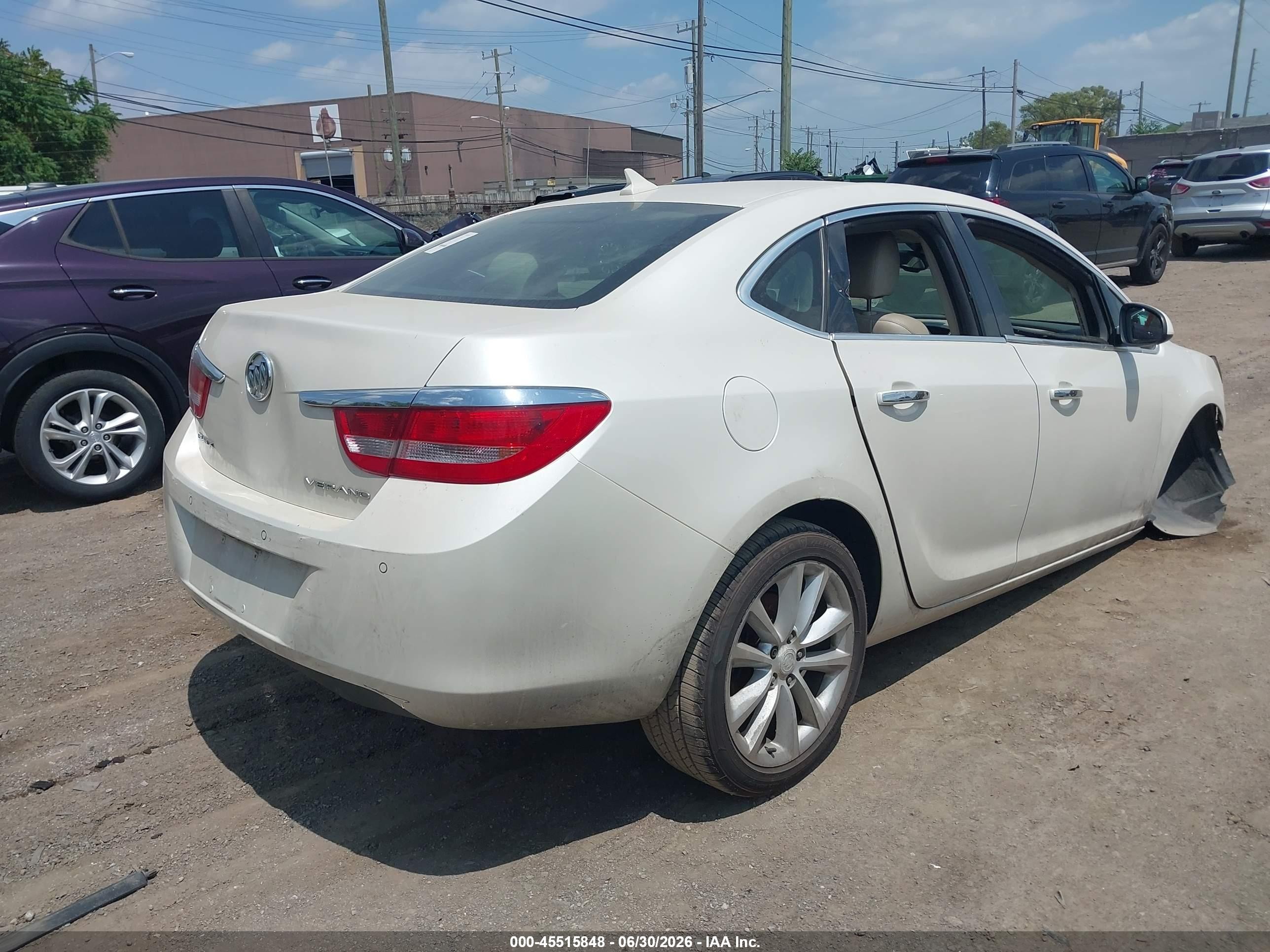 2014 Buick Verano Convenience Group White vin: 1G4PR5SK1E4147794