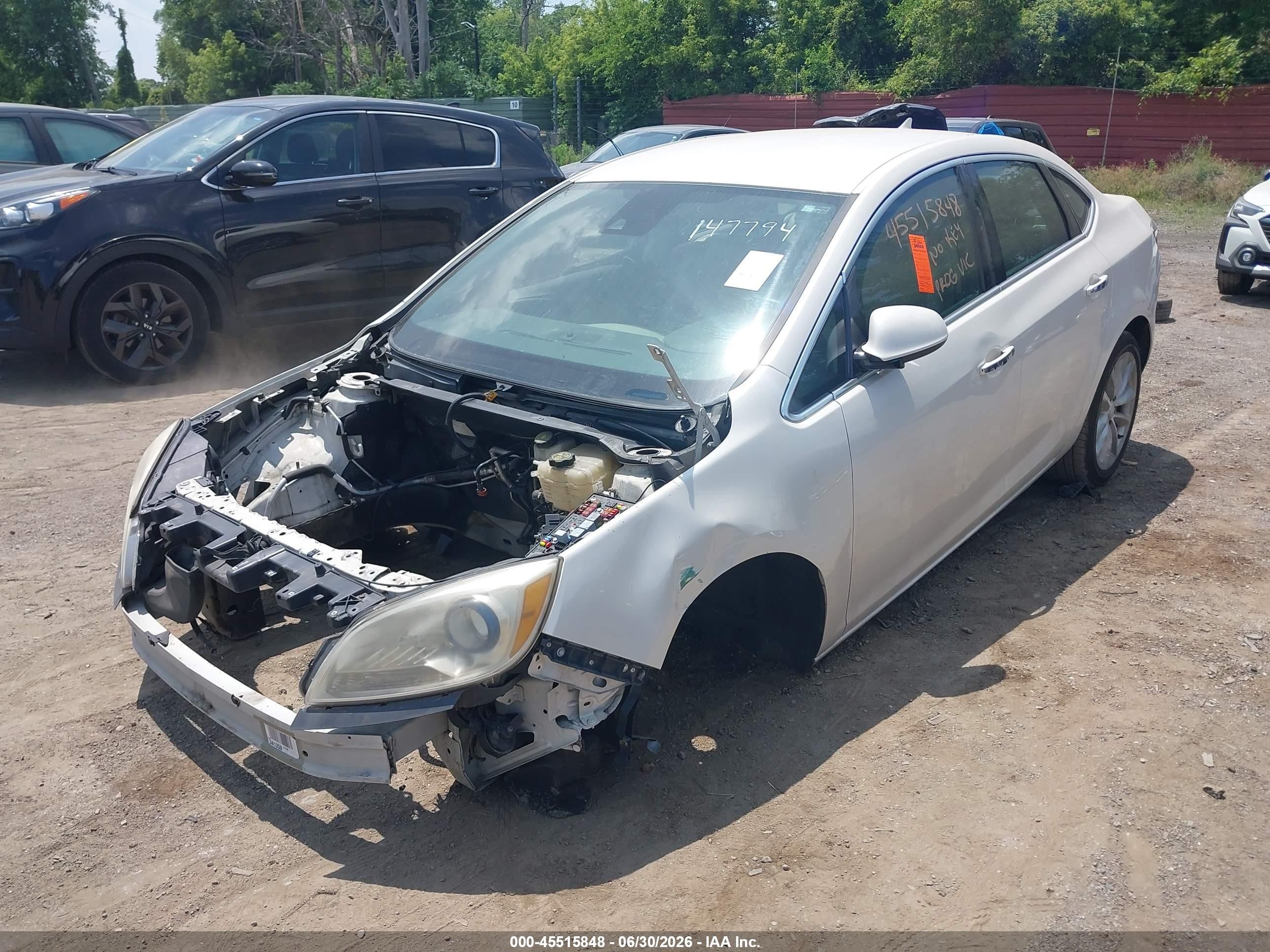 2014 Buick Verano Convenience Group White vin: 1G4PR5SK1E4147794