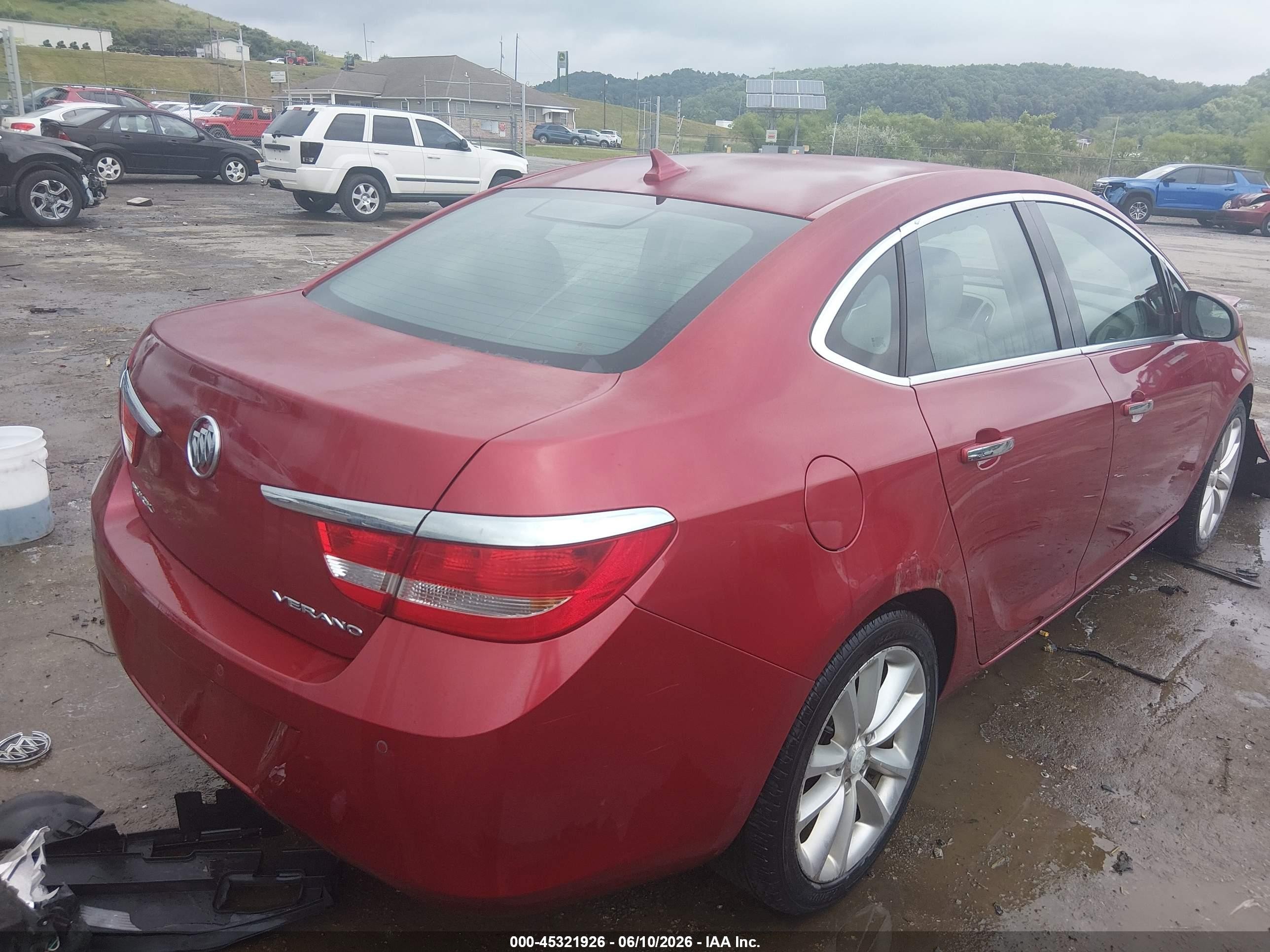 2014 Buick Verano Convenience Group Maroon vin: 1G4PR5SK1E4220002