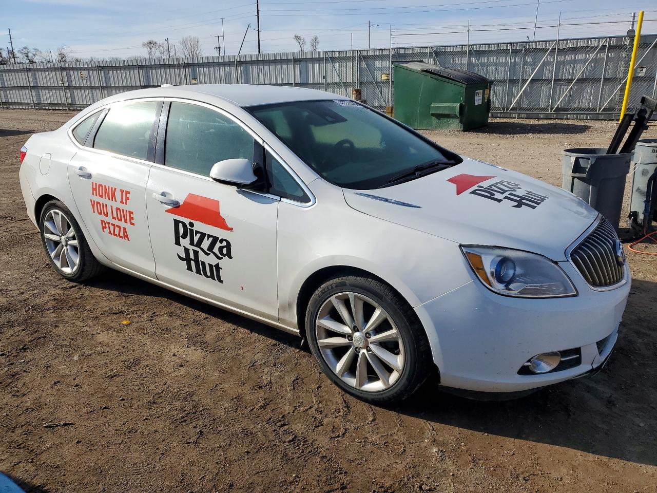 2015 Buick Verano Convenience White vin: 1G4PR5SK1F4186029