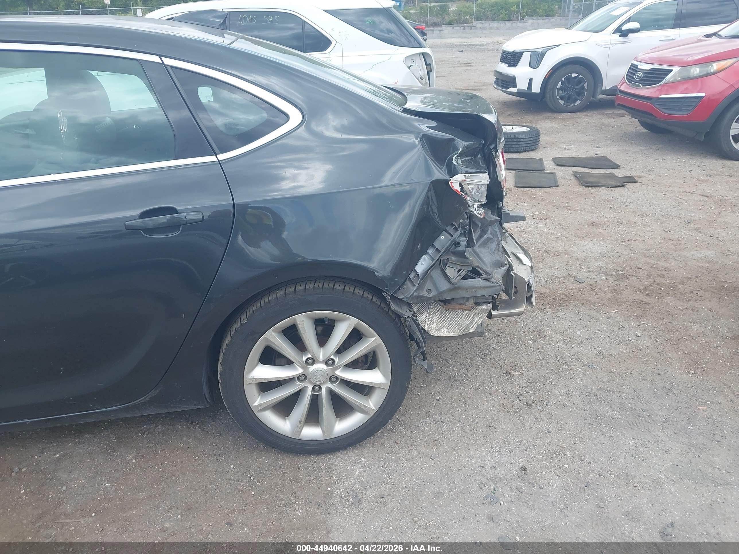 2015 Buick Verano Convenience Group Gray vin: 1G4PR5SK1F4210152