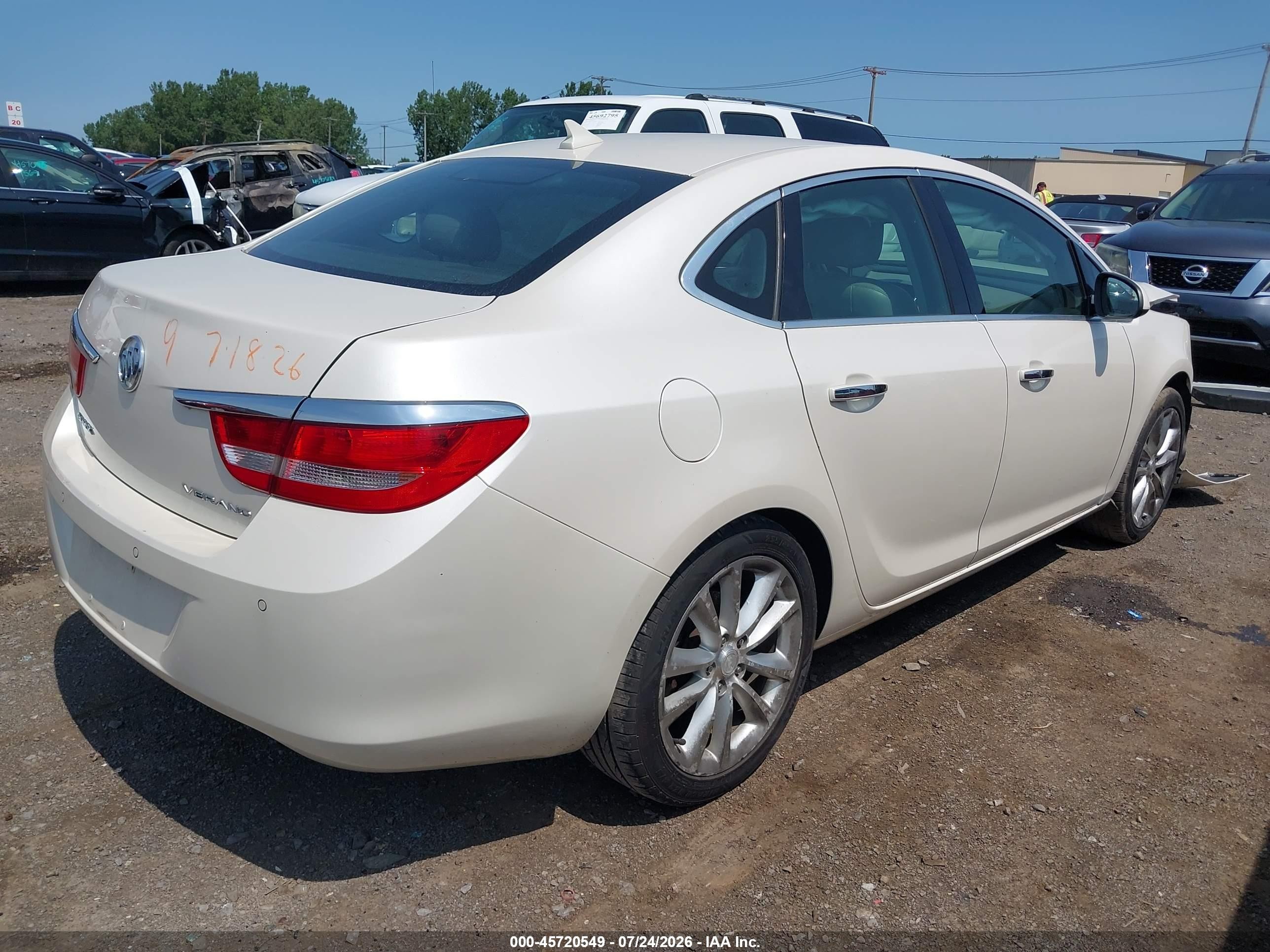 2014 Buick Verano Convenience Group White vin: 1G4PR5SK2E4108681