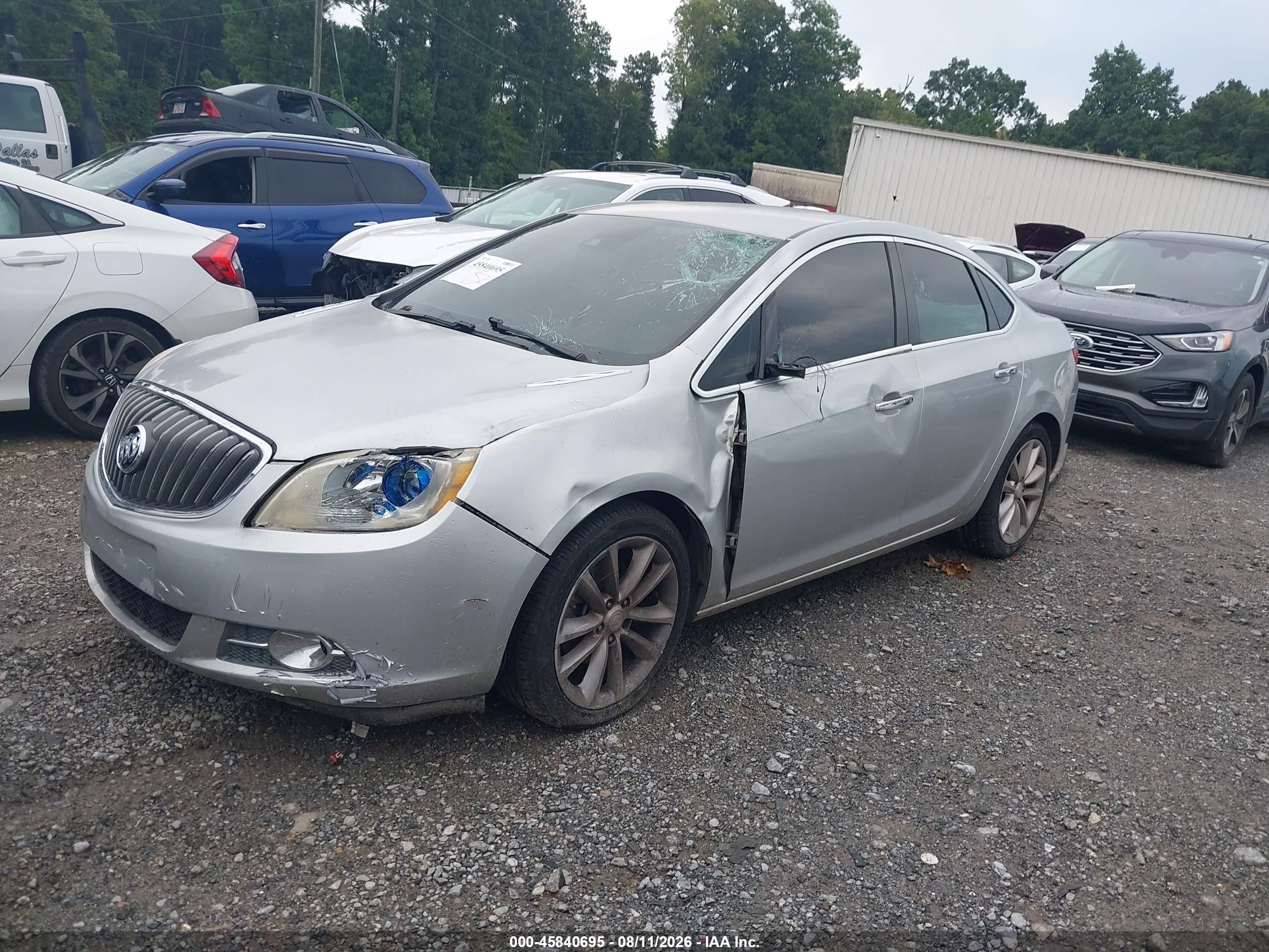 2014 Buick Verano Convenience Group Silver vin: 1G4PR5SK2E4148808
