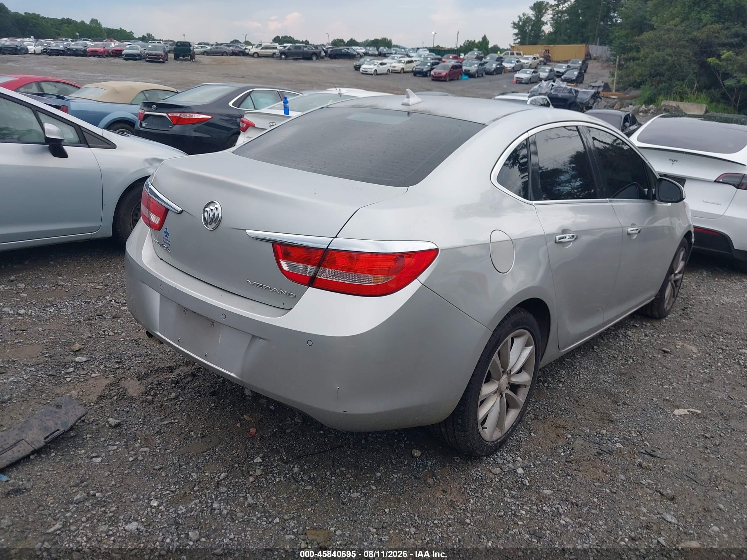 2014 Buick Verano Convenience Group Silver vin: 1G4PR5SK2E4148808