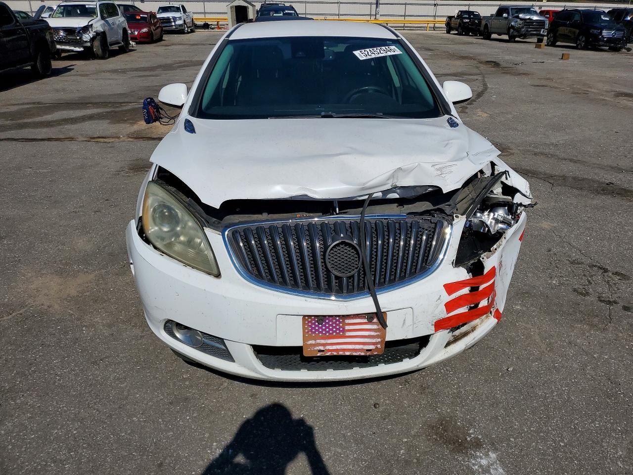 2014 Buick Verano Convenience Белый vin: 1G4PR5SK2E4201930