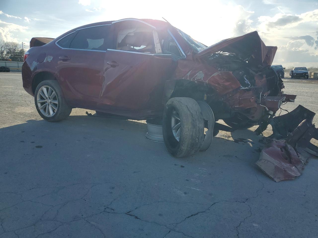 2015 Buick Verano Convenience Red vin: 1G4PR5SK2F4169997