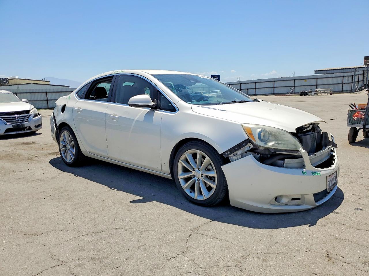 2015 Buick Verano Convenience White vin: 1G4PR5SK2F4184807
