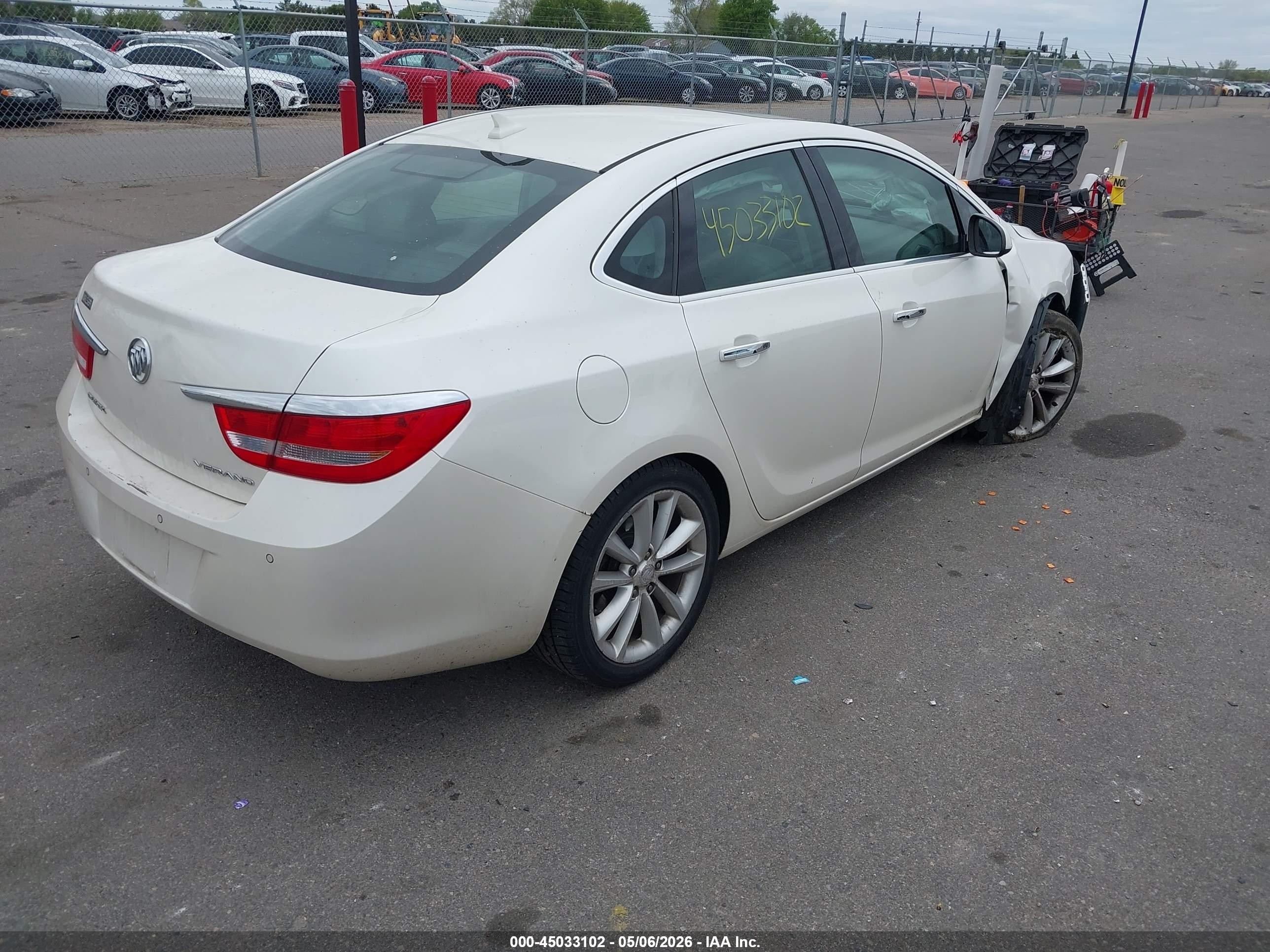 2012 Buick Verano Convenience Group White vin: 1G4PR5SK3C4201531