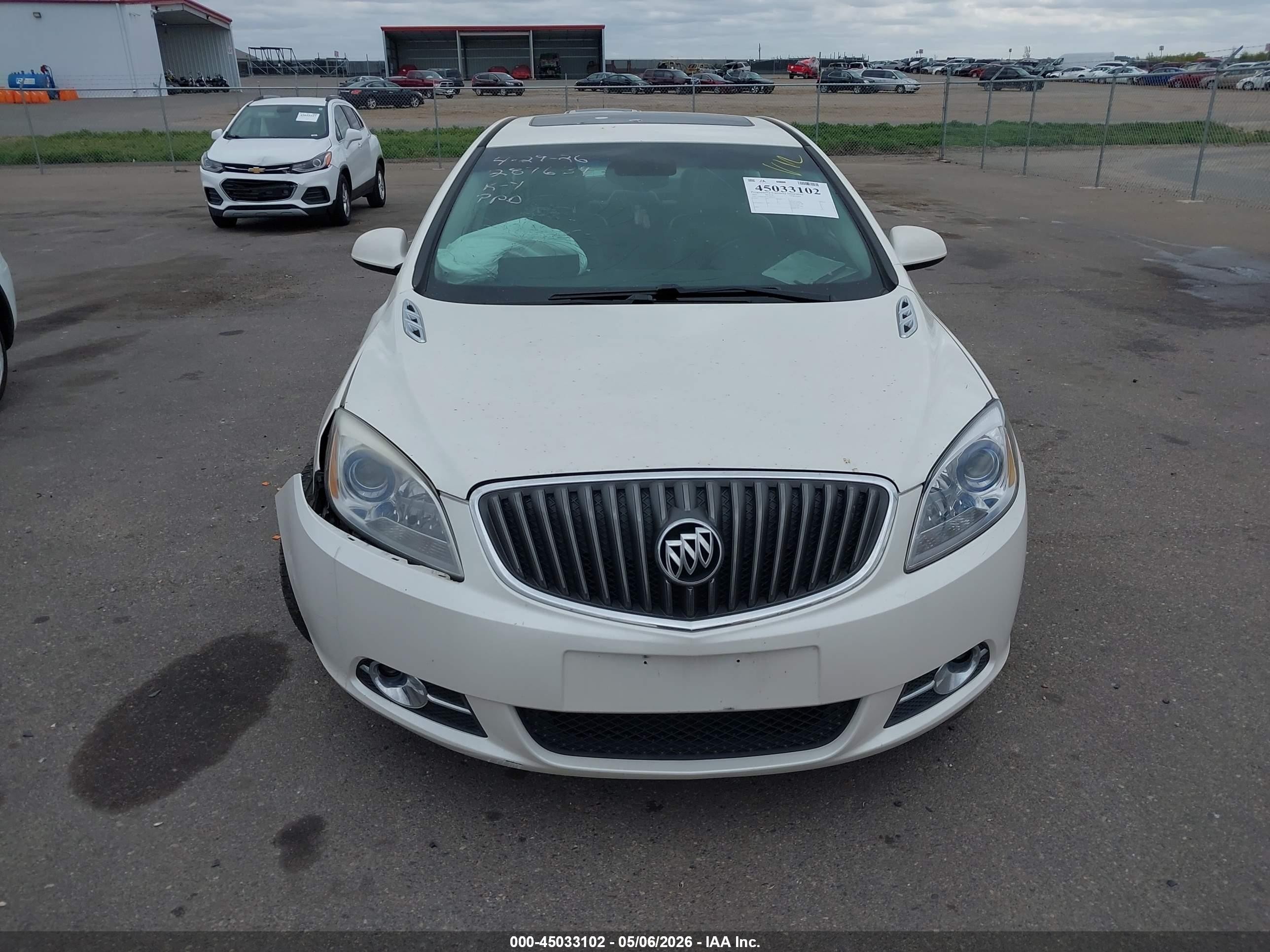 2012 Buick Verano Convenience Group White vin: 1G4PR5SK3C4201531