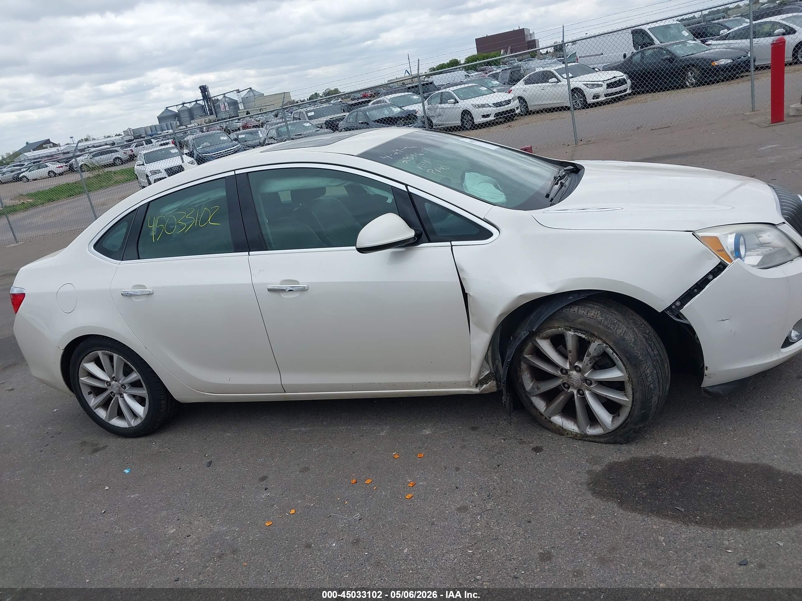 2012 Buick Verano Convenience Group White vin: 1G4PR5SK3C4201531