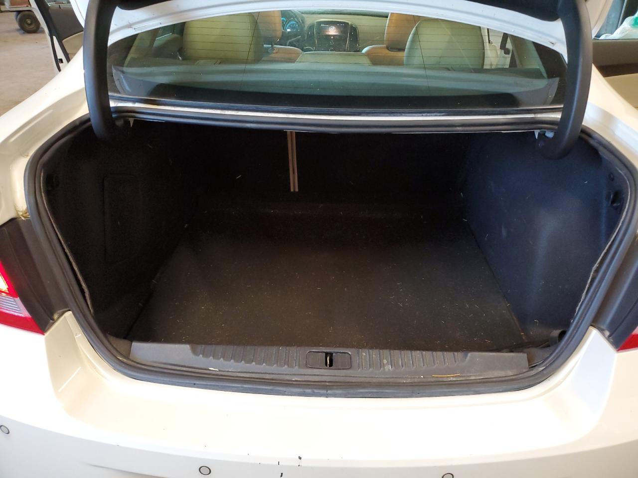 2013 Buick Verano Convenience White vin: 1G4PR5SK3D4146306 Damage: Rear Bumper, Chipped, 3