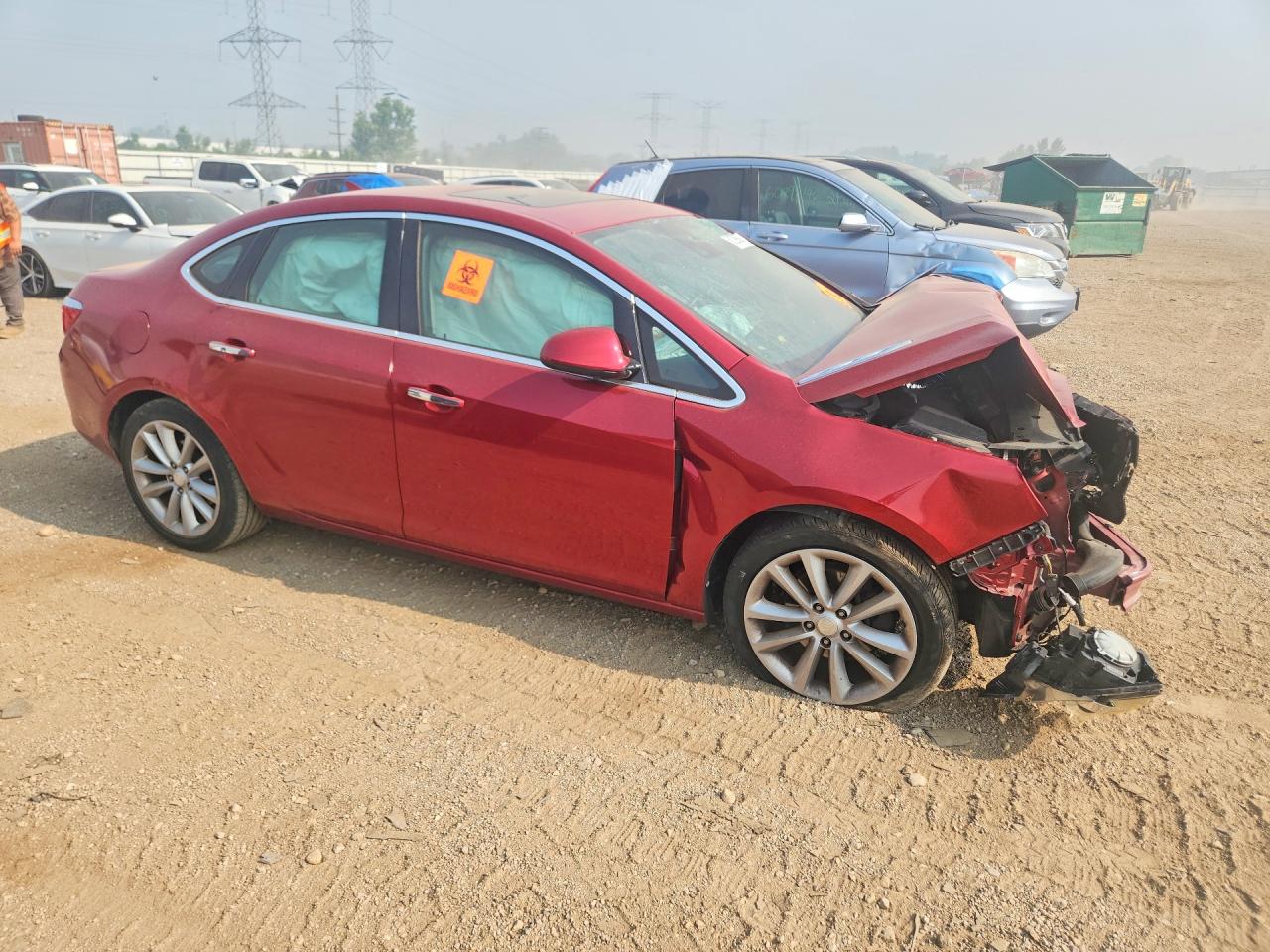 2014 Buick Verano Convenience Red vin: 1G4PR5SK3E4178142