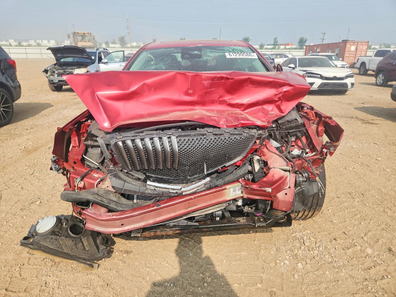 2014 Buick Verano Convenience Red vin: 1G4PR5SK3E4178142