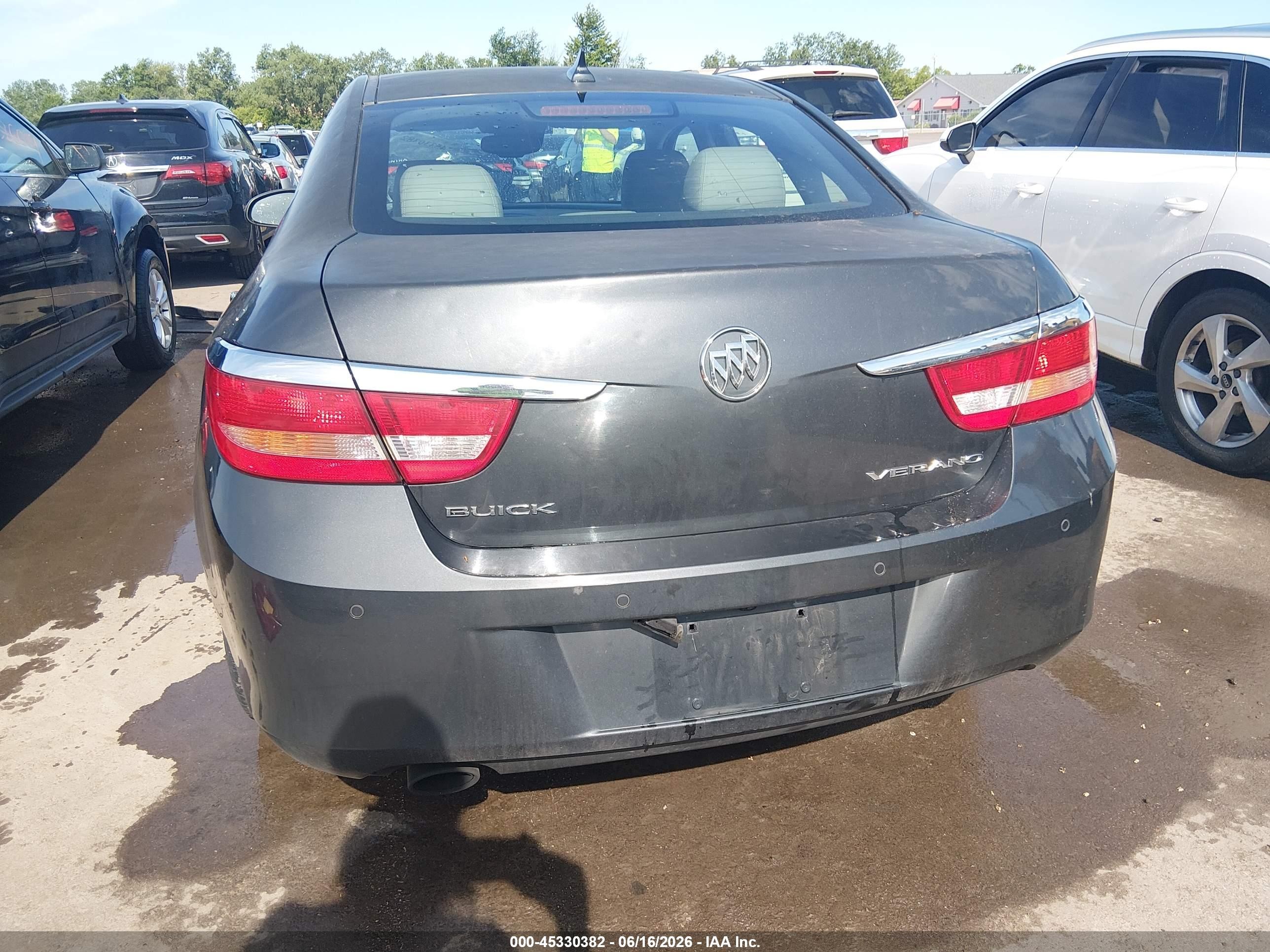 2014 Buick Verano Convenience Group Gray vin: 1G4PR5SK3E4200091