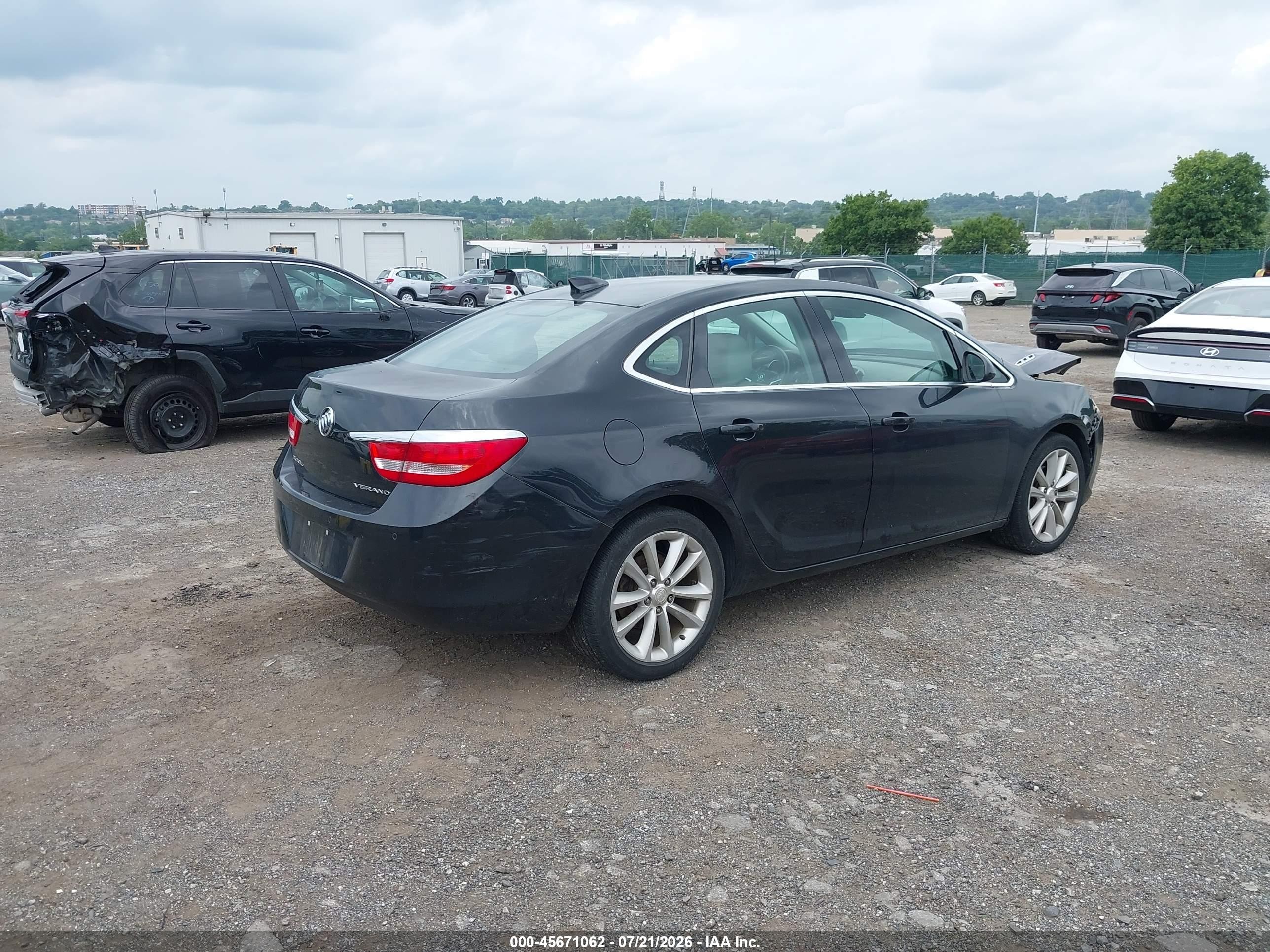 2015 Buick Verano Convenience Group Black vin: 1G4PR5SK3F4115740