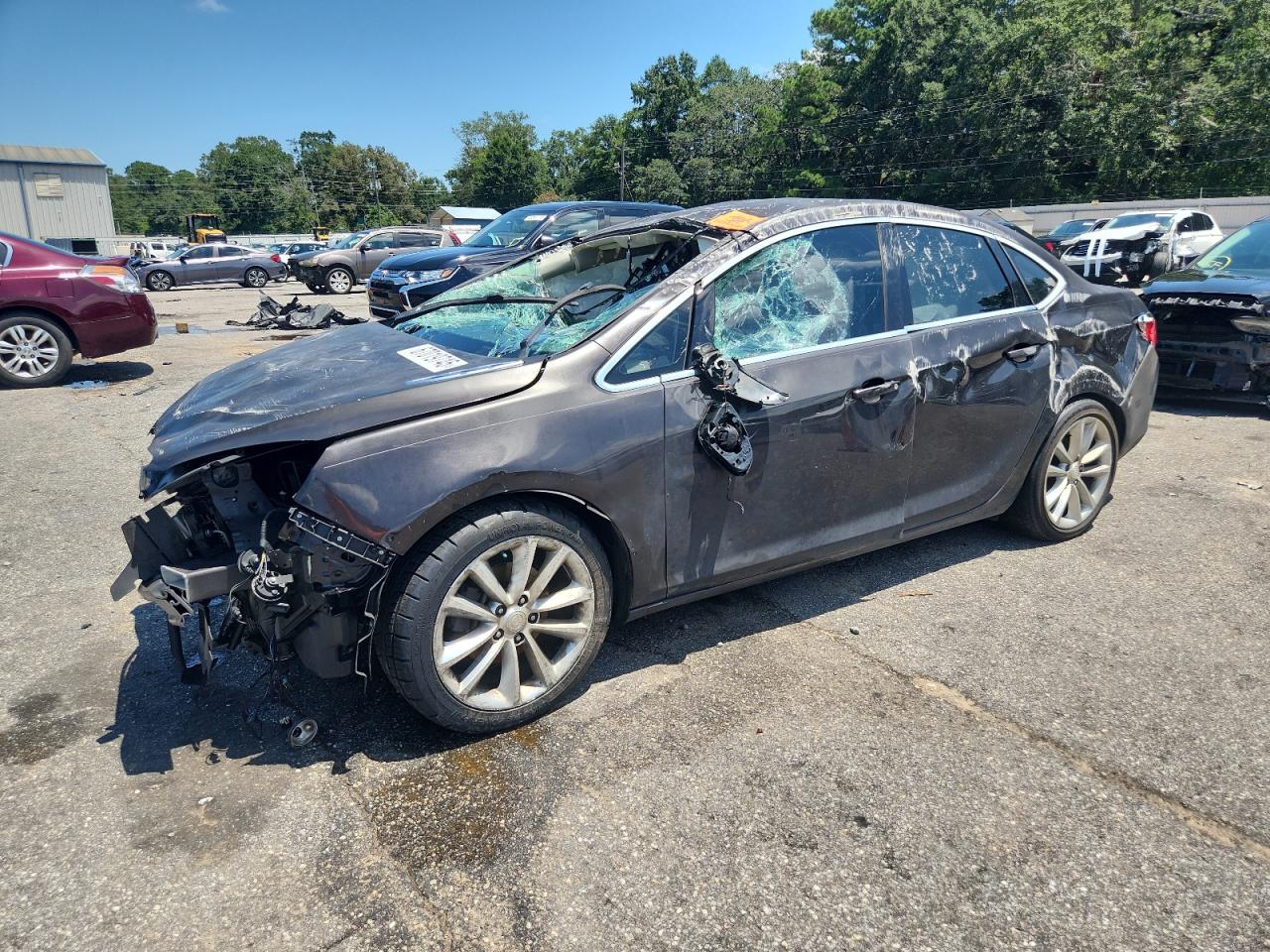 2015 Buick Verano Convenience Gray vin: 1G4PR5SK3F4170026