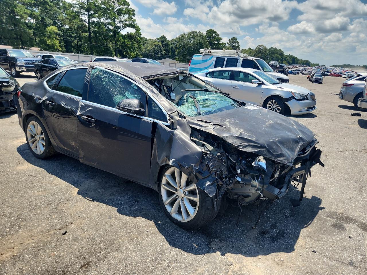 2015 Buick Verano Convenience Gray vin: 1G4PR5SK3F4170026