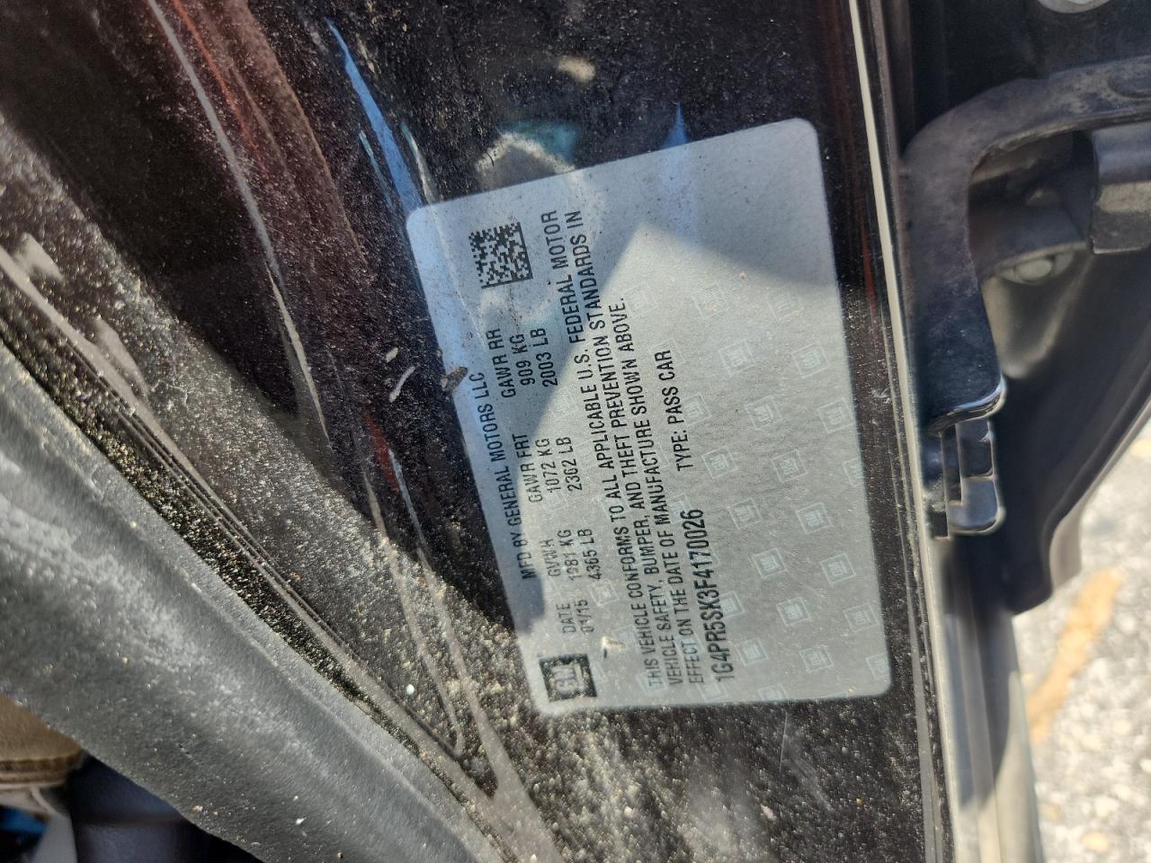 2015 Buick Verano Convenience Gray vin: 1G4PR5SK3F4170026
