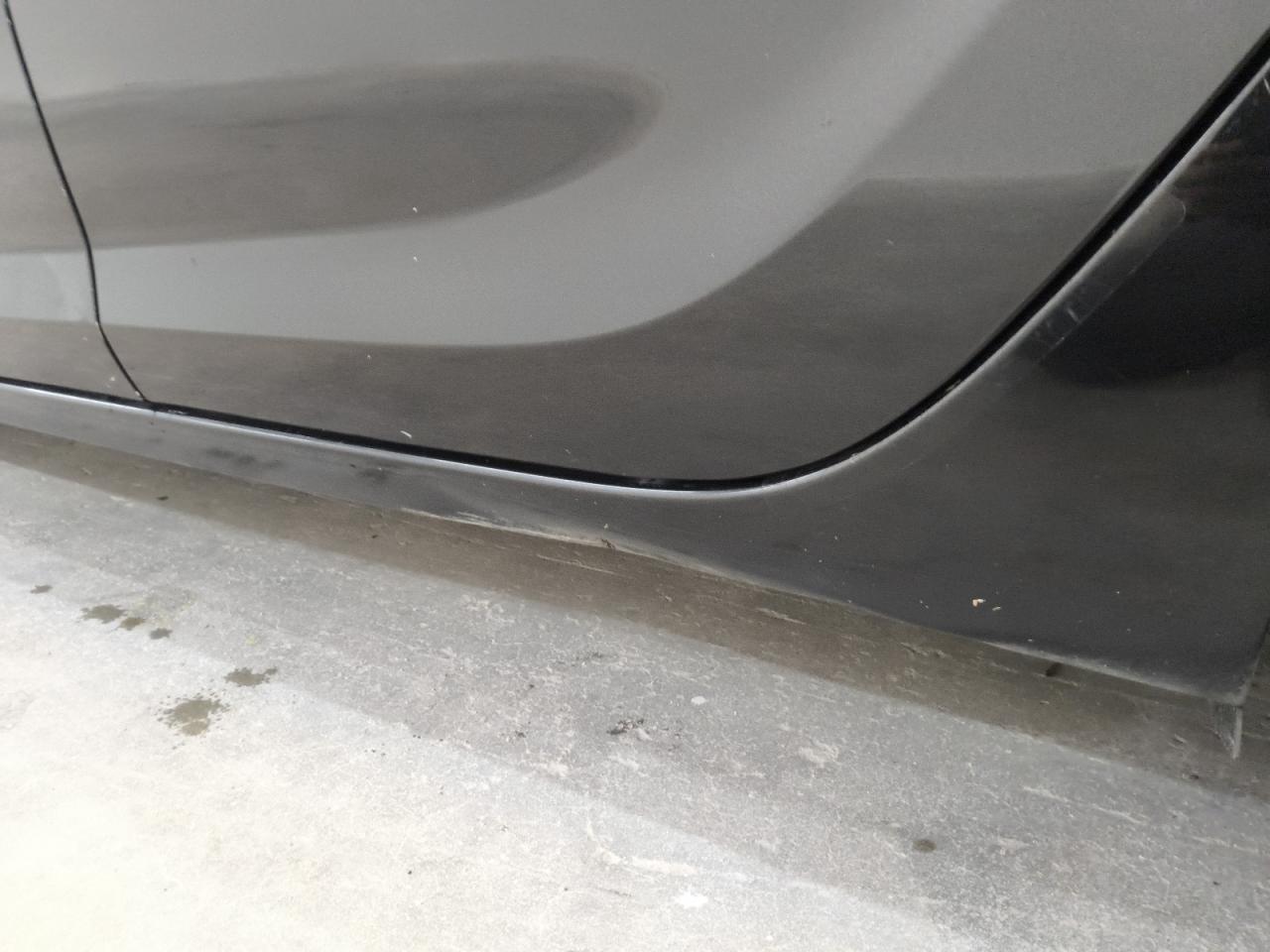 2013 Buick Verano Convenience Black vin: 1G4PR5SK4D4231008 Damage: Left Rocker Panel, Dent(S) W/ Paint Dmg, > 12 Inches