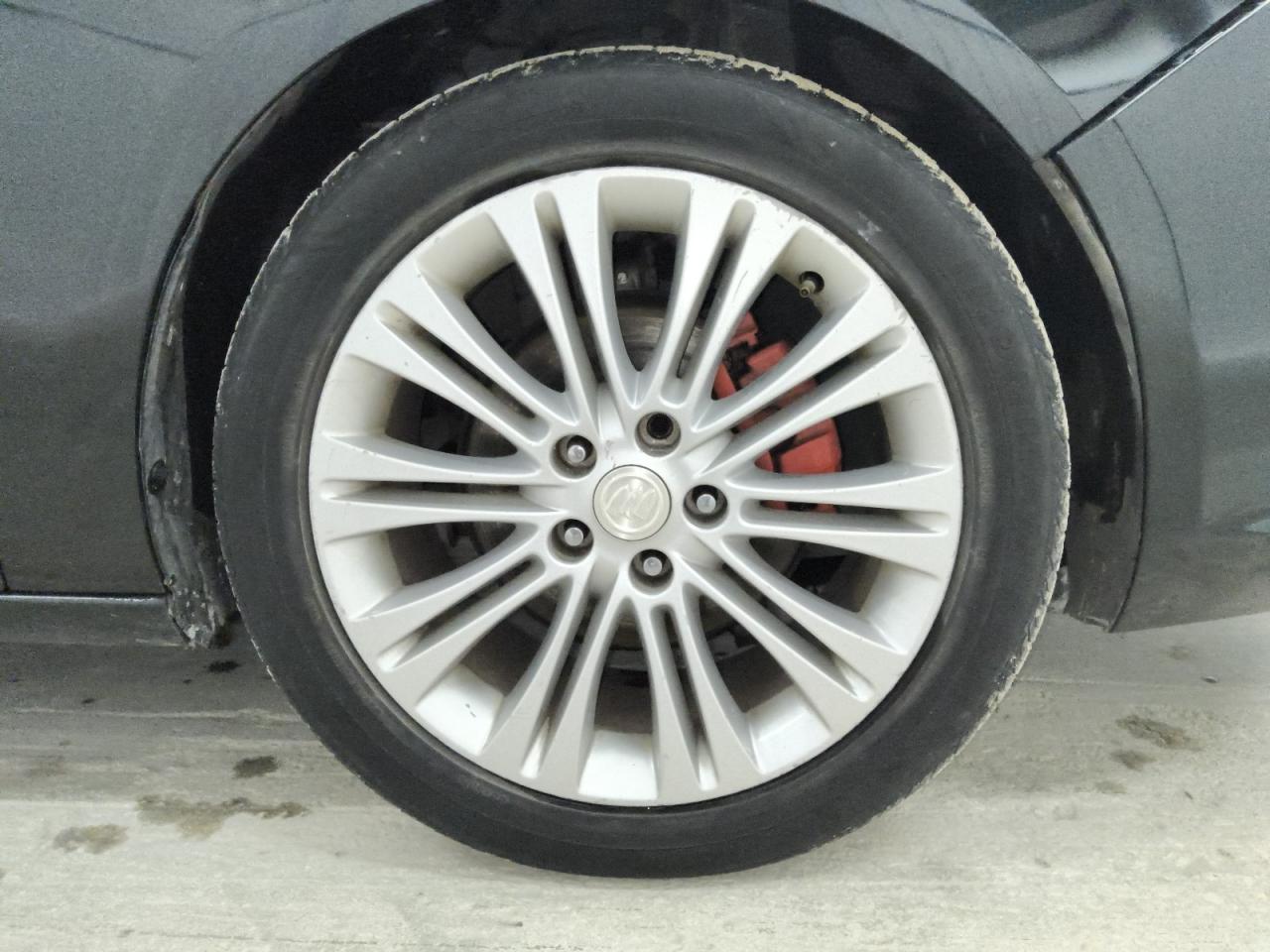 2013 Buick Verano Convenience Black vin: 1G4PR5SK4D4231008 Damage: Right Front Wheel, Curb Rash, 2 To 3 Inches