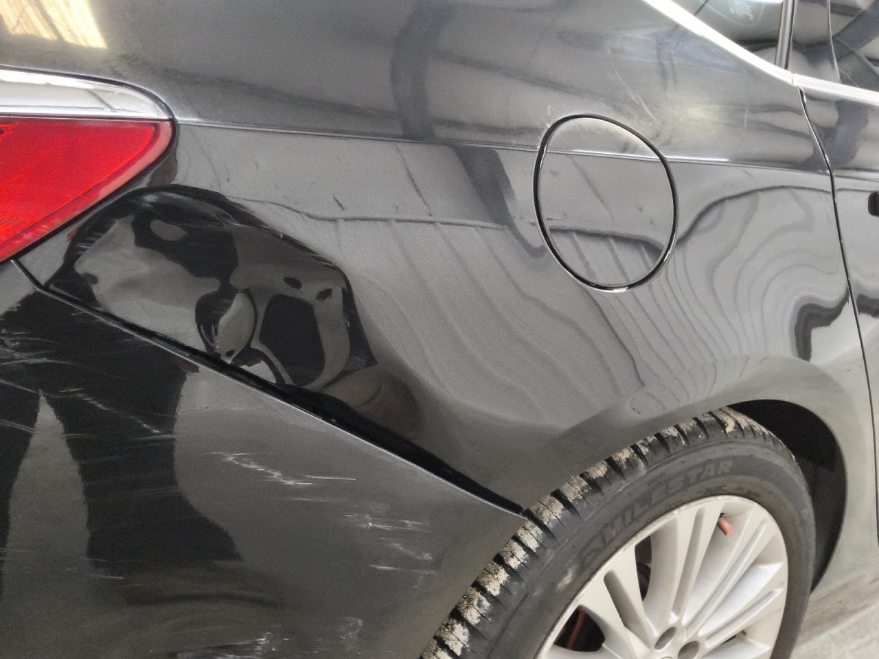 2013 Buick Verano Convenience Black vin: 1G4PR5SK4D4231008 Damage: Right Qtr Panel, Dent(S) W/ Paint Dmg, > 12 Inches