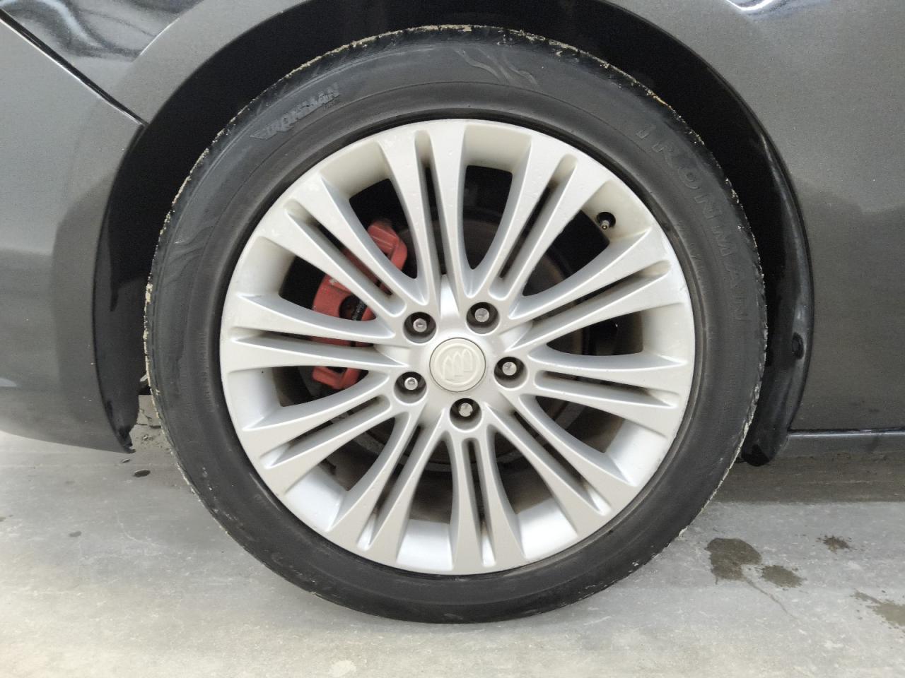 2013 Buick Verano Convenience Black vin: 1G4PR5SK4D4231008 Damage: Left Front Wheel, Curb Rash, 1/2 To 1 Inch
