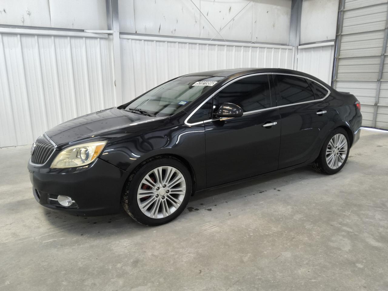 2013 Buick Verano Convenience Black vin: 1G4PR5SK4D4231008 Damage: Left Front Fender, Dent(S) W/ Paint Dmg, 1/2 To 1 Inch
