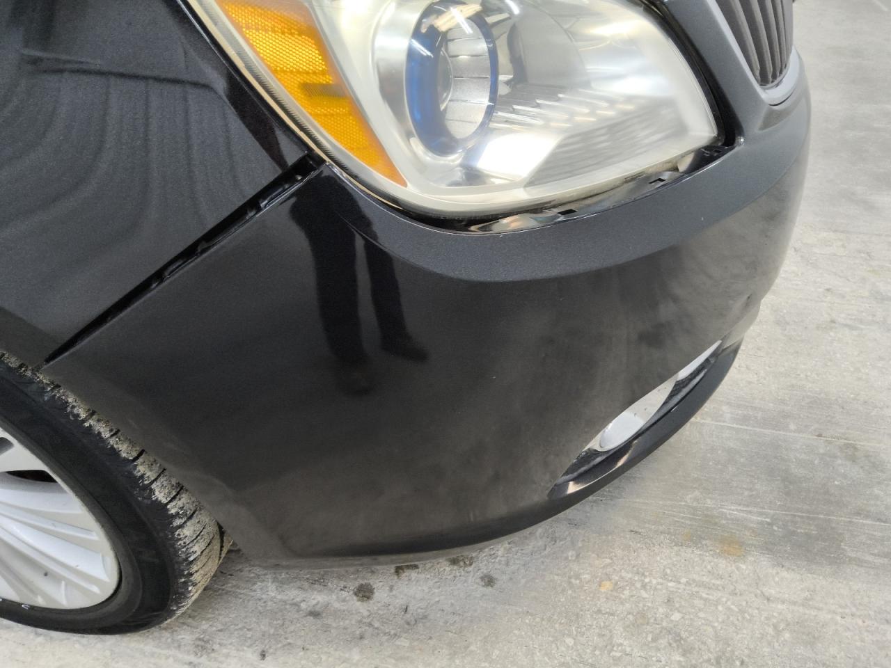 2013 Buick Verano Convenience Black vin: 1G4PR5SK4D4231008 Damage: Front Bumper, Misaligned, Repair Required