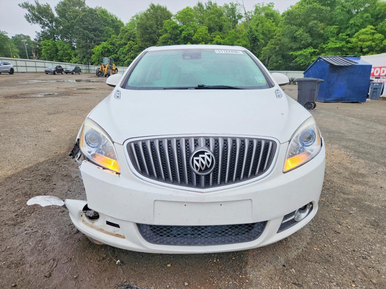 2014 Buick Verano Convenience Белый vin: 1G4PR5SK4E4163536